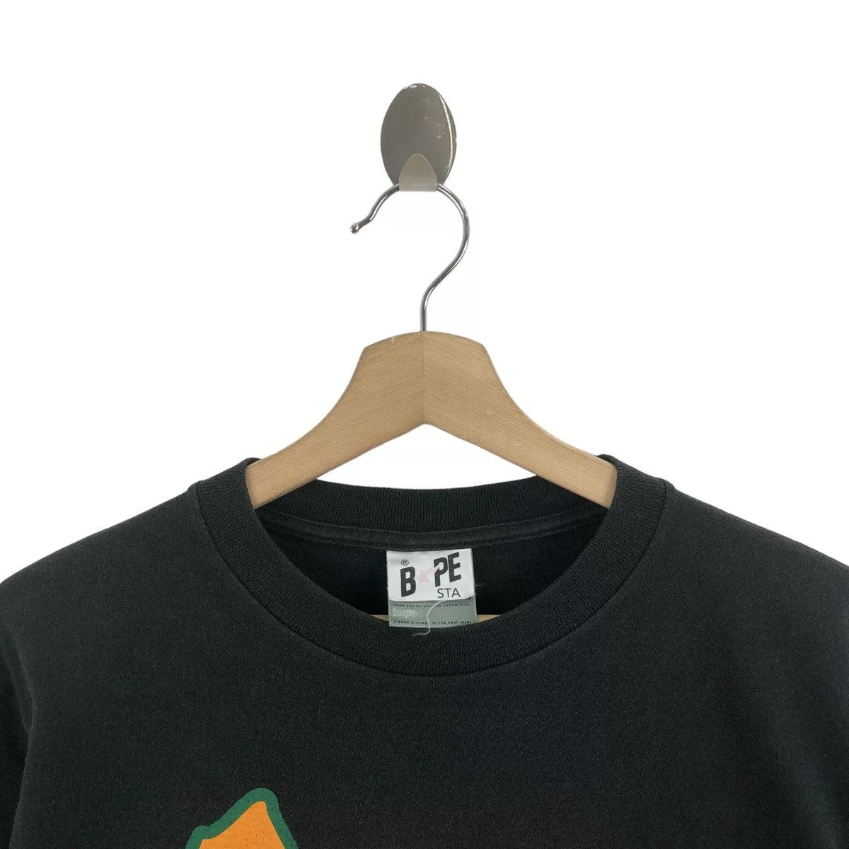 Bape Short Sleeve T Shirts Bape × Vintage BAPE STA TEE Black