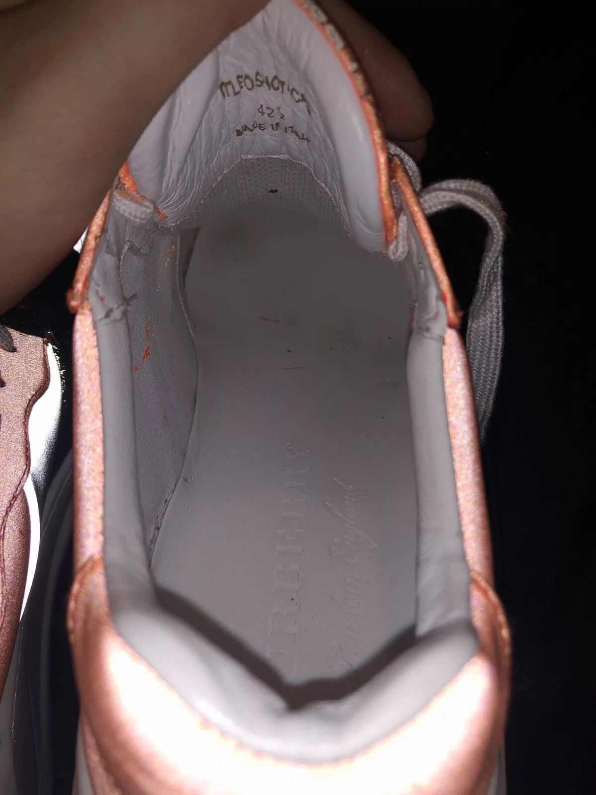 Burberry Low Top Sneakers Burberry low’s Orange