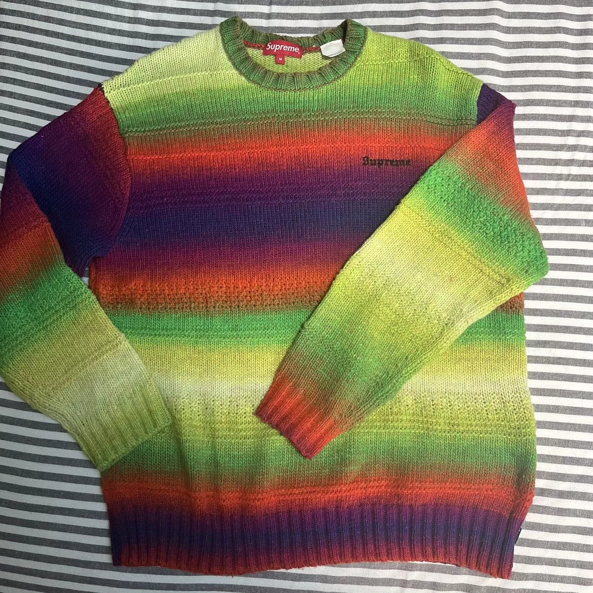 Supreme Sweaters Knitwear Gradient Stripe Sweater SUPREME - F/W 22’ Multi