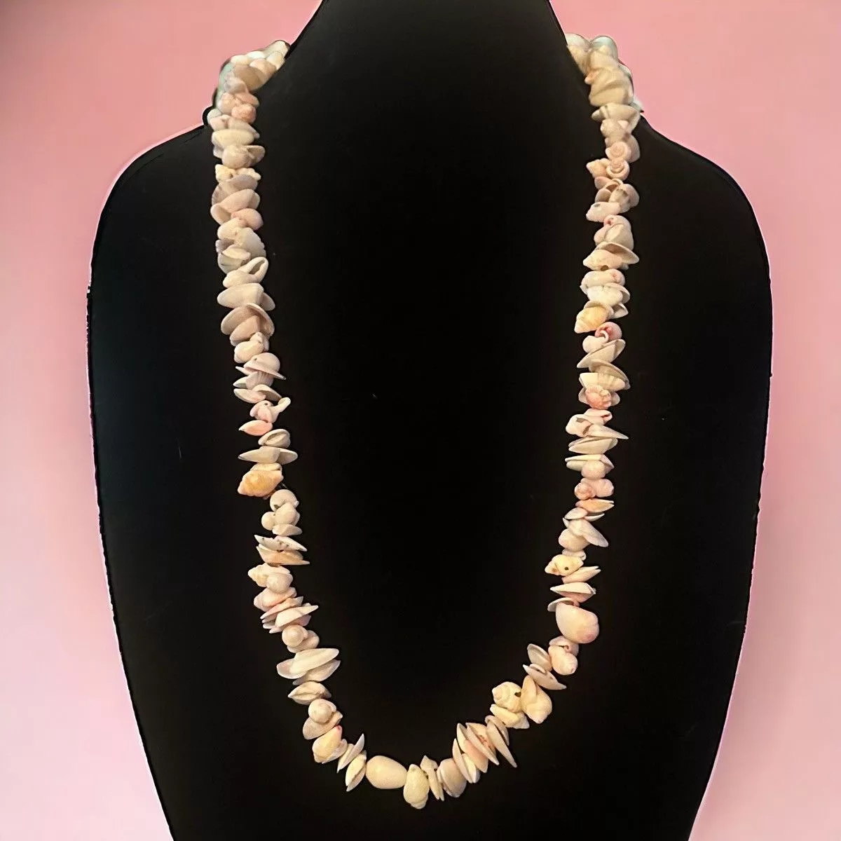 Other Necklaces Other Long pink seashell necklace
