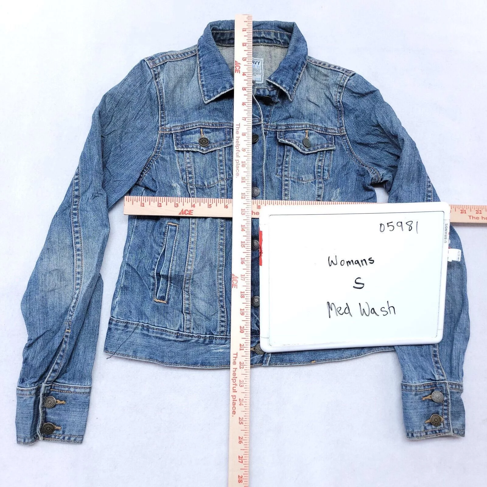 Old Navy Jackets Old Navy Casual Button Denim Jean Jacket Womens Size S Blue