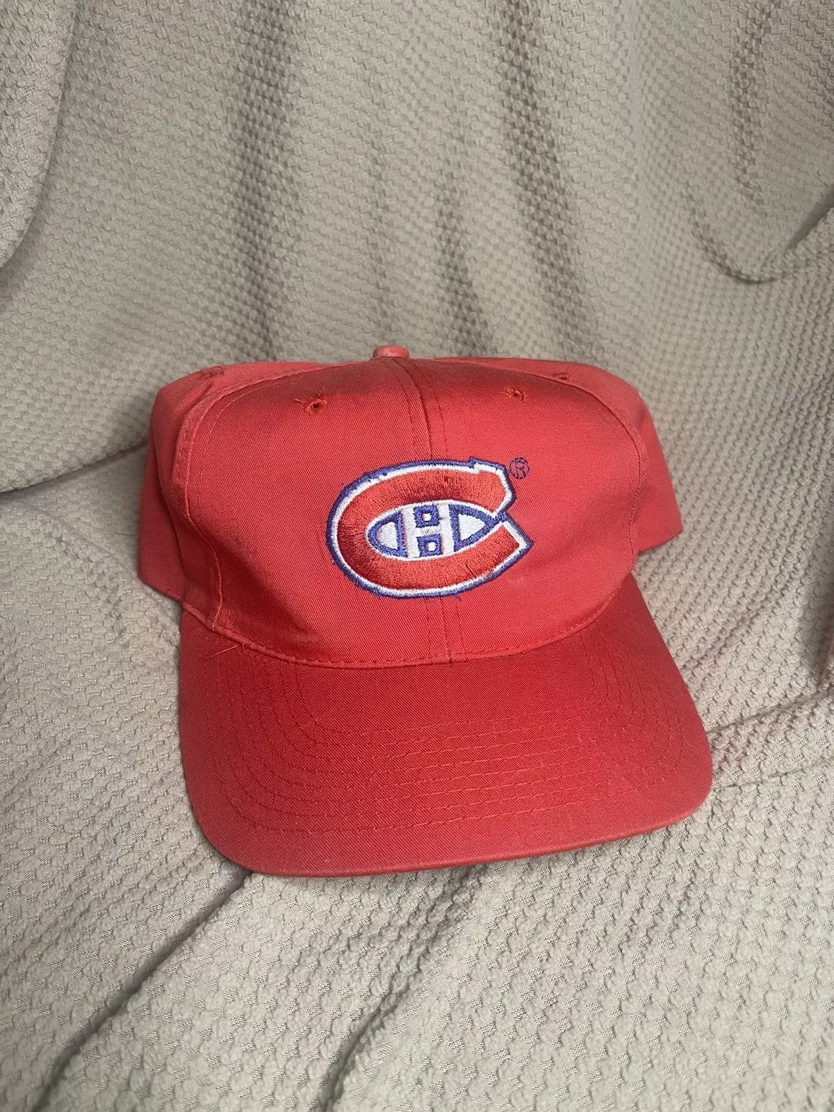 Starter Hats Starter × Vintage Vintage montreal canadiens nhl starter snapback hat Red
