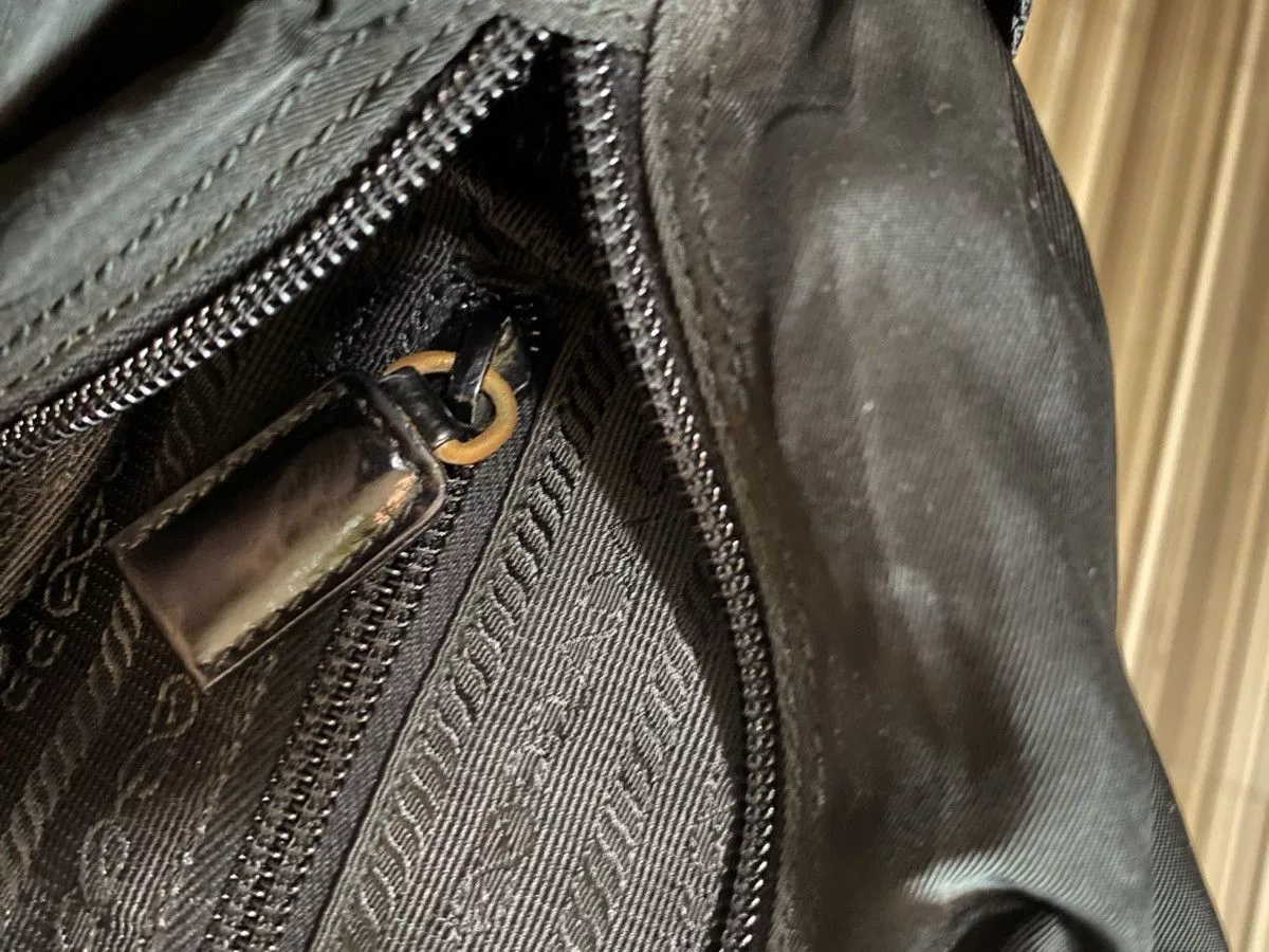 Prada Bags Luggage PRADA MESSENGER SLING BAG Black