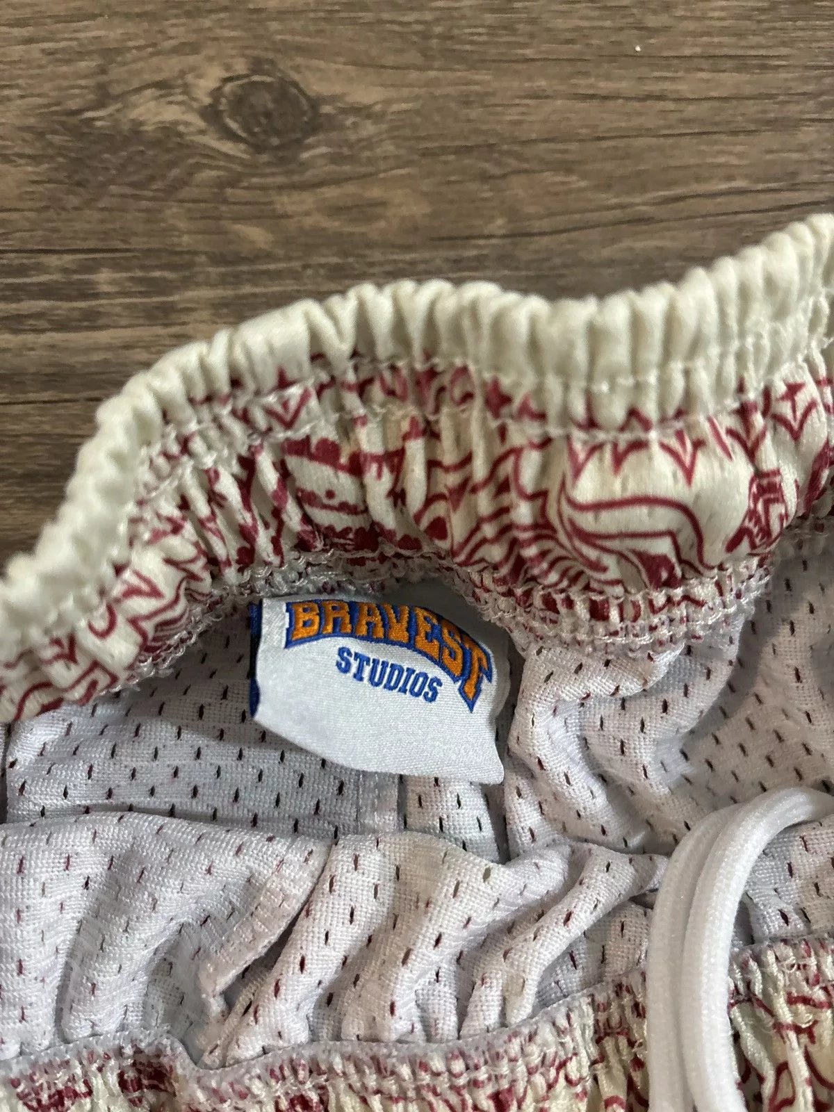 Bravest Studios Shorts Bravest Studios Cream Paisley Shorts Beige
