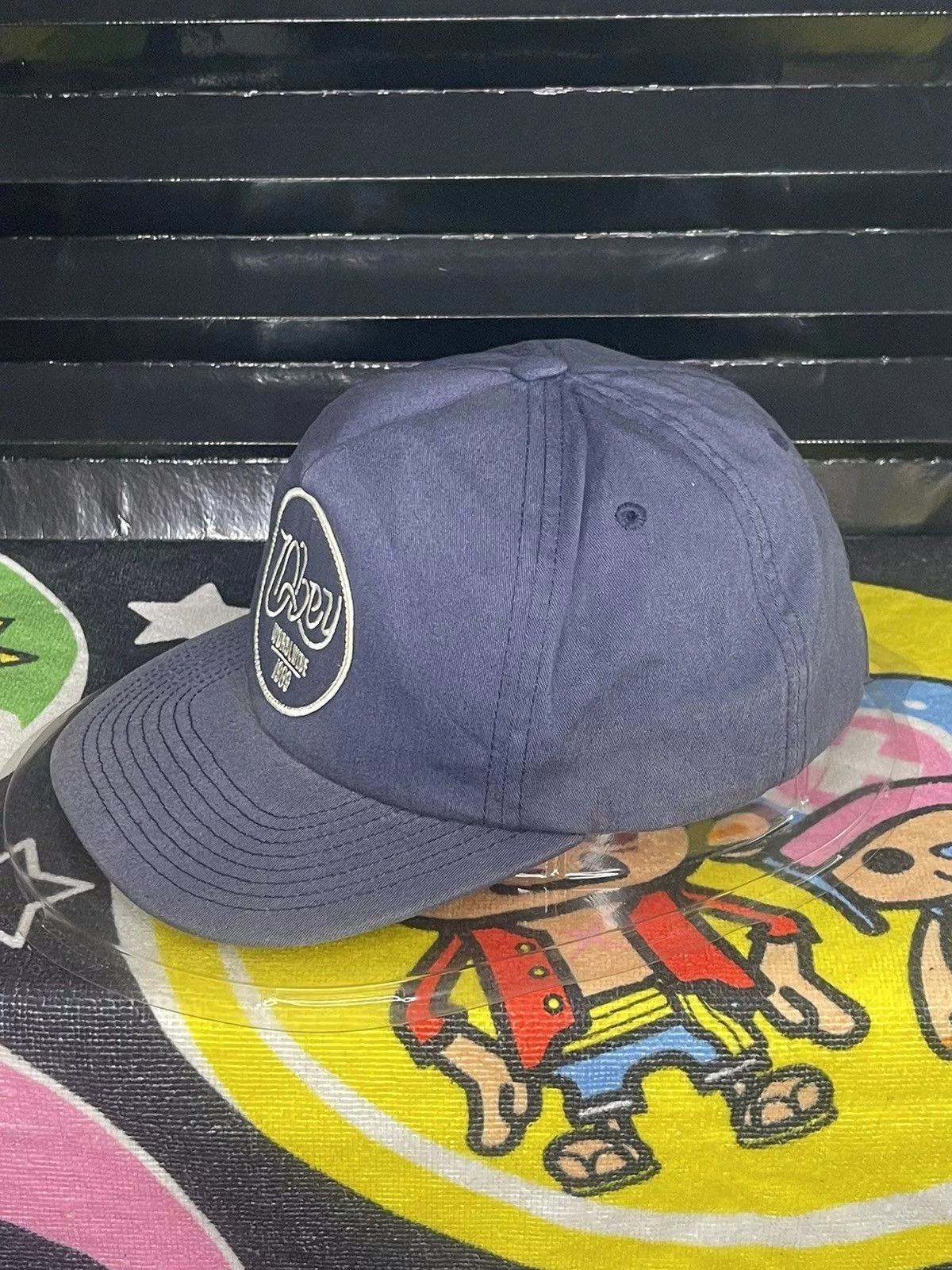 Obey Hats OBEY HAT BLUE LEATHER STRAP