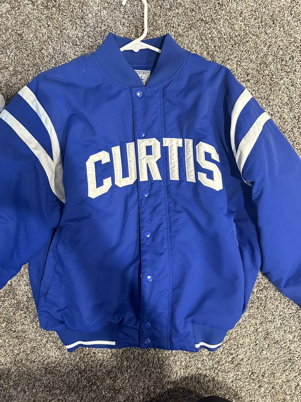Russell Athletic Bombers Russell Athletic “Curtis” Jacket Blue