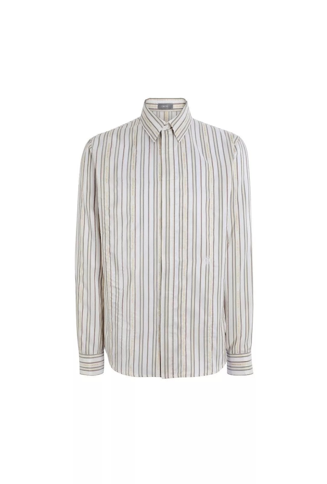 Dior Shirts Button Ups Christian Dior stripped dress shirt 40 Beige
