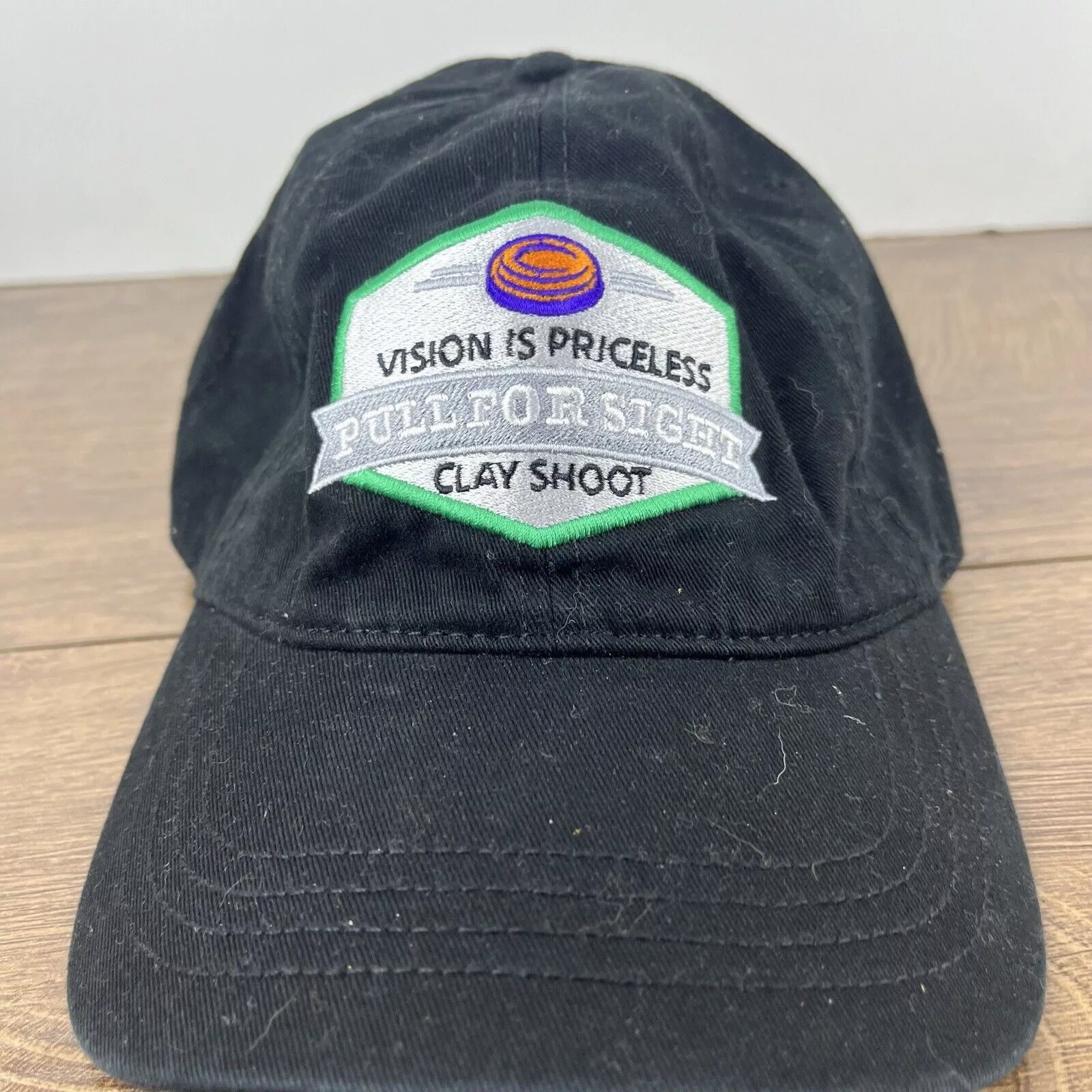 Other Hats Other Pull Por Sight Hat Clay Shoot Black Adjustable Hat Black Adu