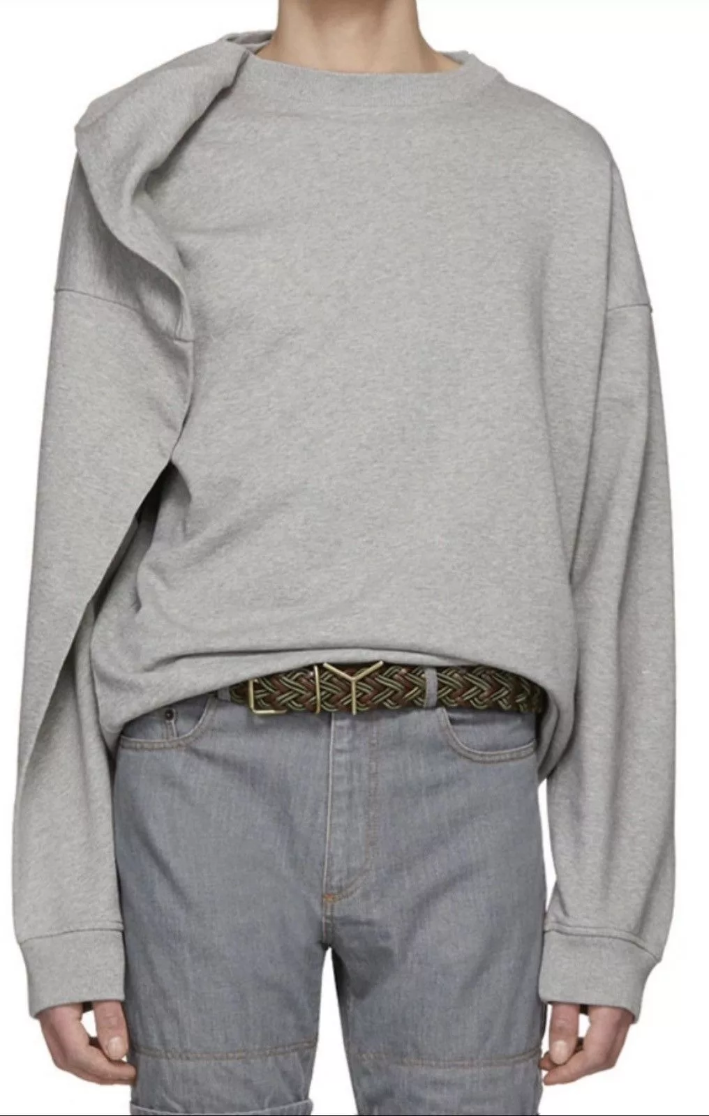 Y/Project Sweaters Knitwear Y/project SS18 Sweatshirt Gray