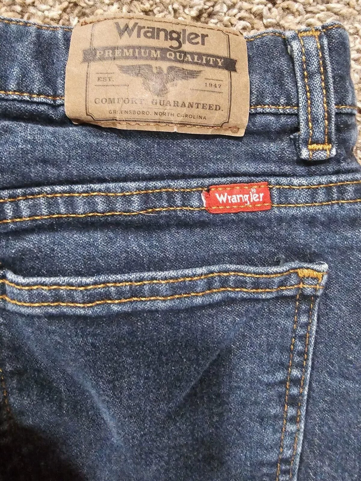 Wrangler Denim Wrangler Straight Fit Boys 14 Reg Jeans Blue