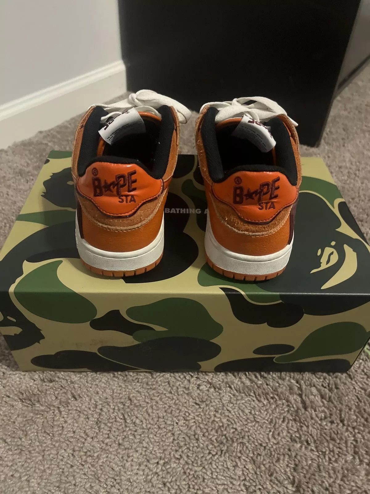 Bape Low Top Sneakers Bape SK8 STA #2 M1 Orange