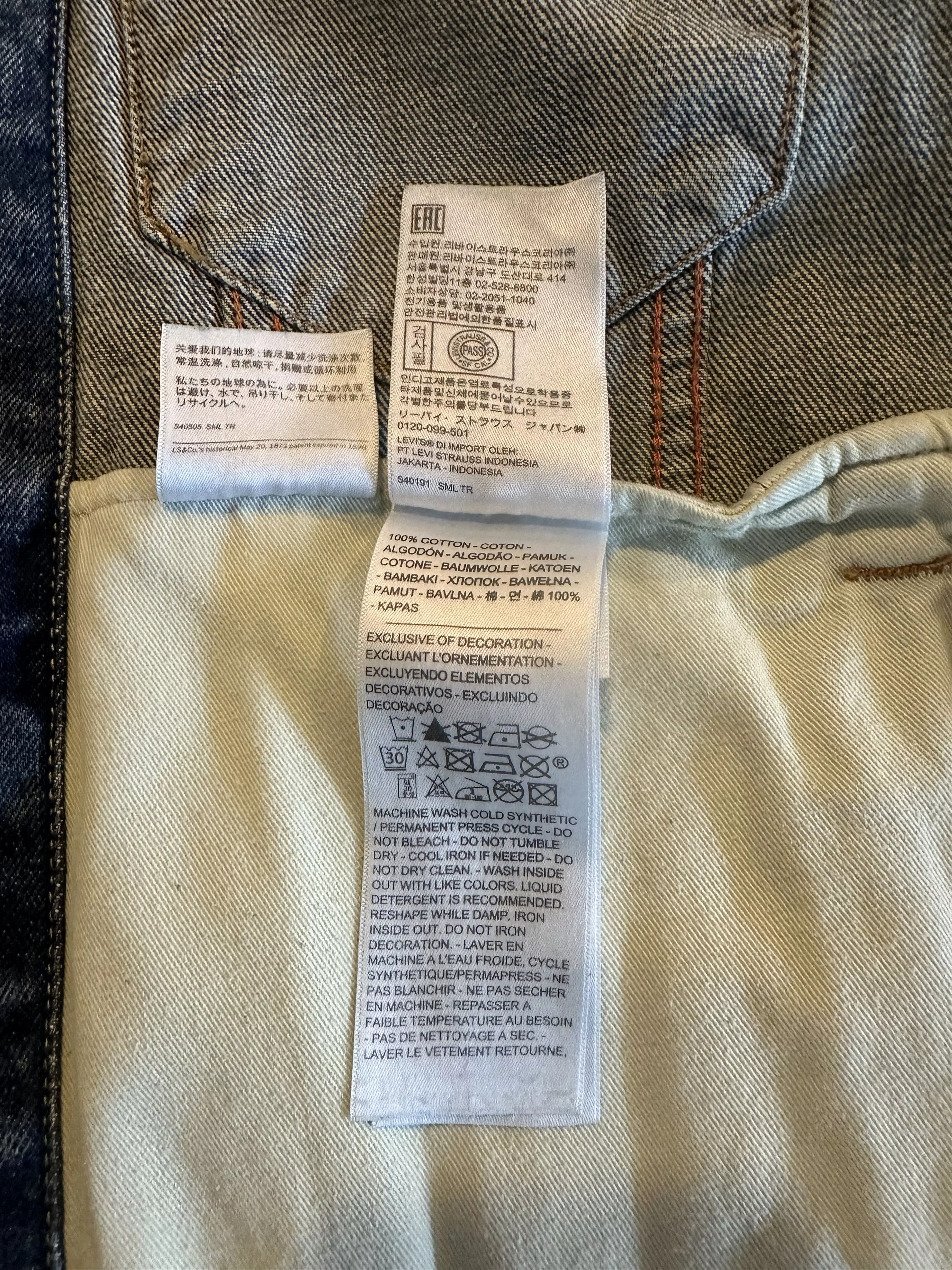 Heron Preston Denim Jackets Heron Preston × Levi's Heron Preston Denim Tracker Jacket Blue