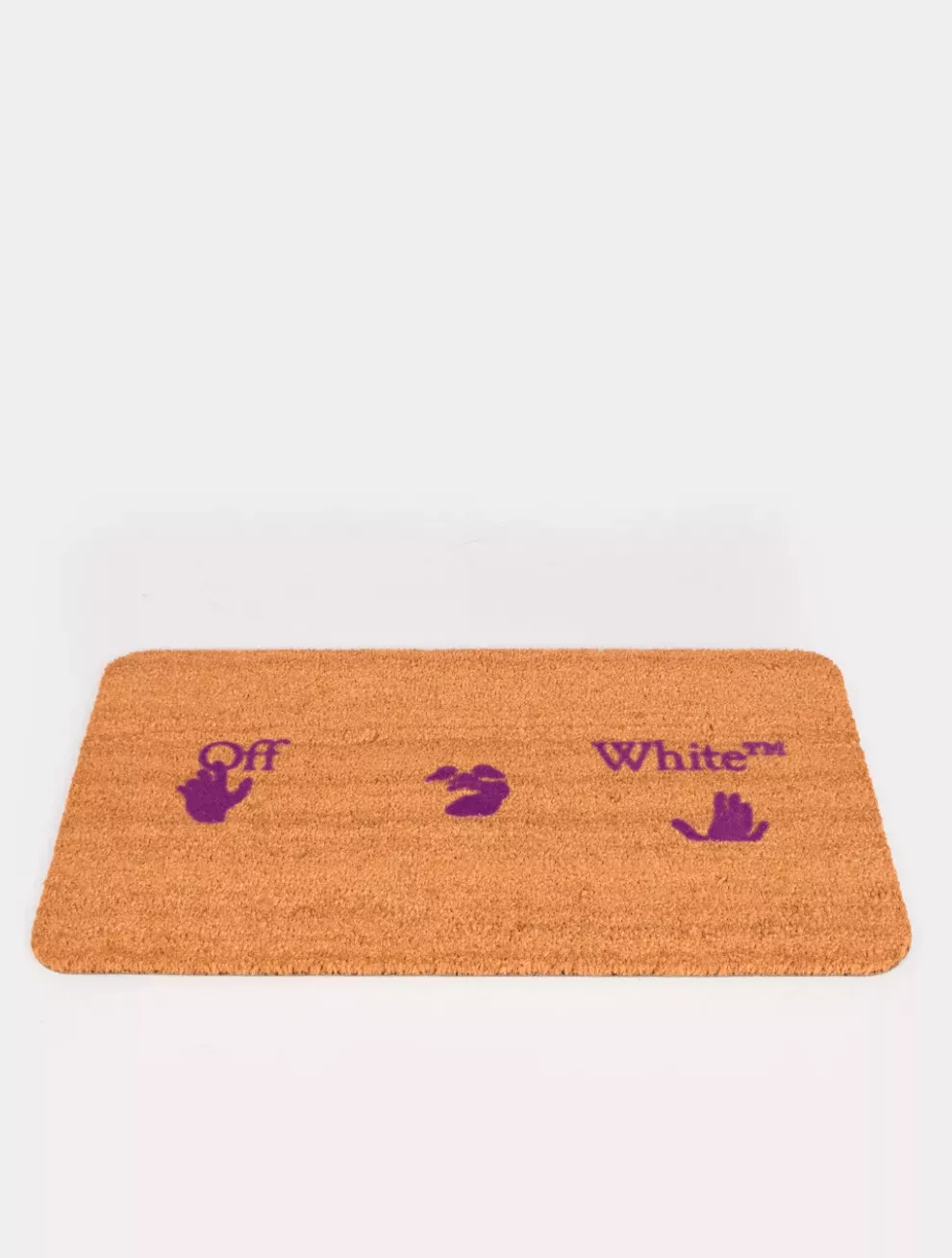 Off-White Miscellaneous Off-White Coconut Fiber Doormat Brown