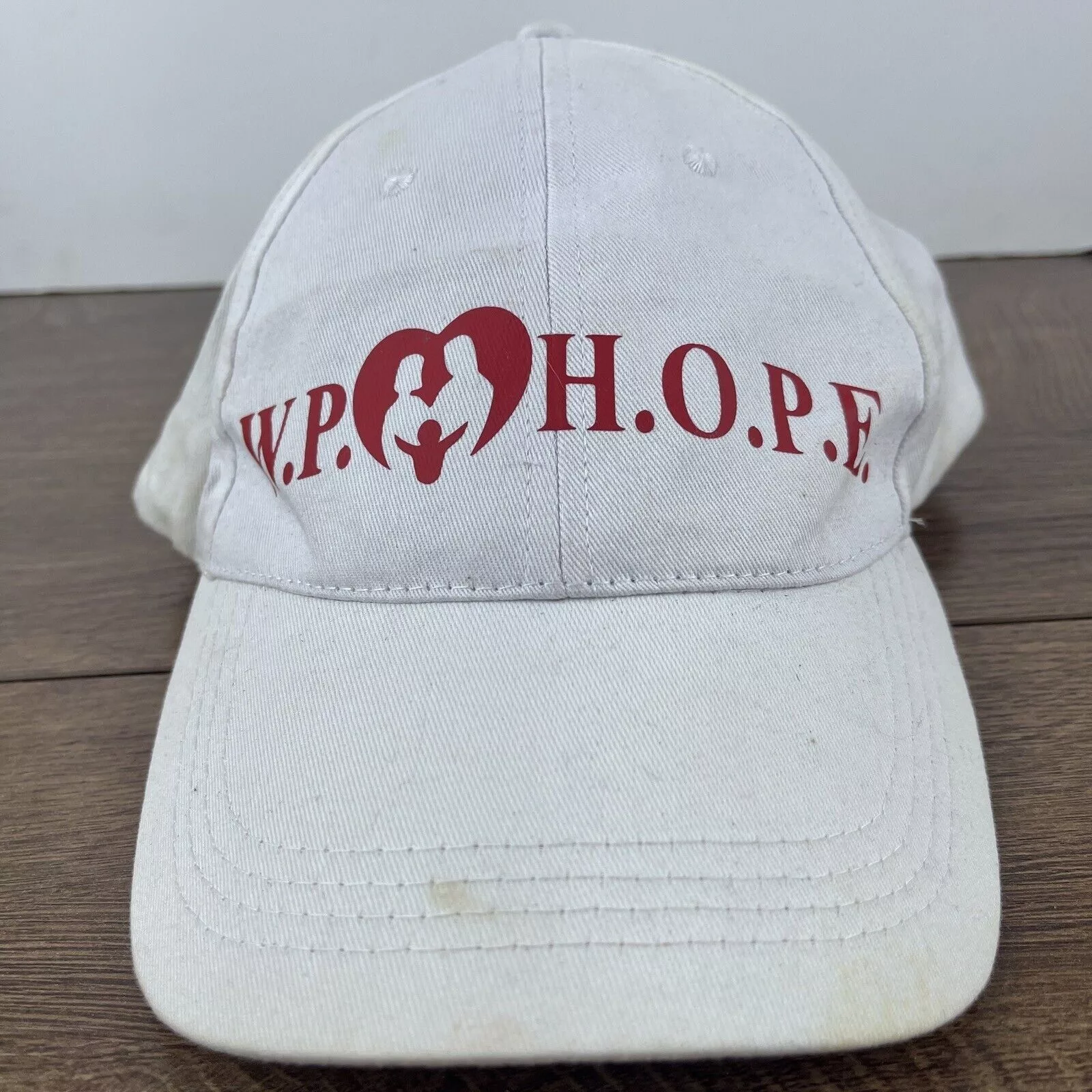 Other Hats Other WP Hope Hat WP Hope White Hat Adjustable Adult Size Hat Whit