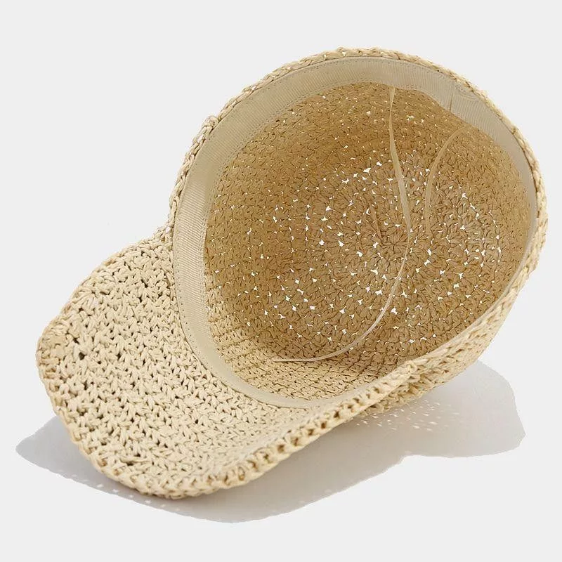 Vintage Hats Vintage Cap Sun Summer Beige Streetwear