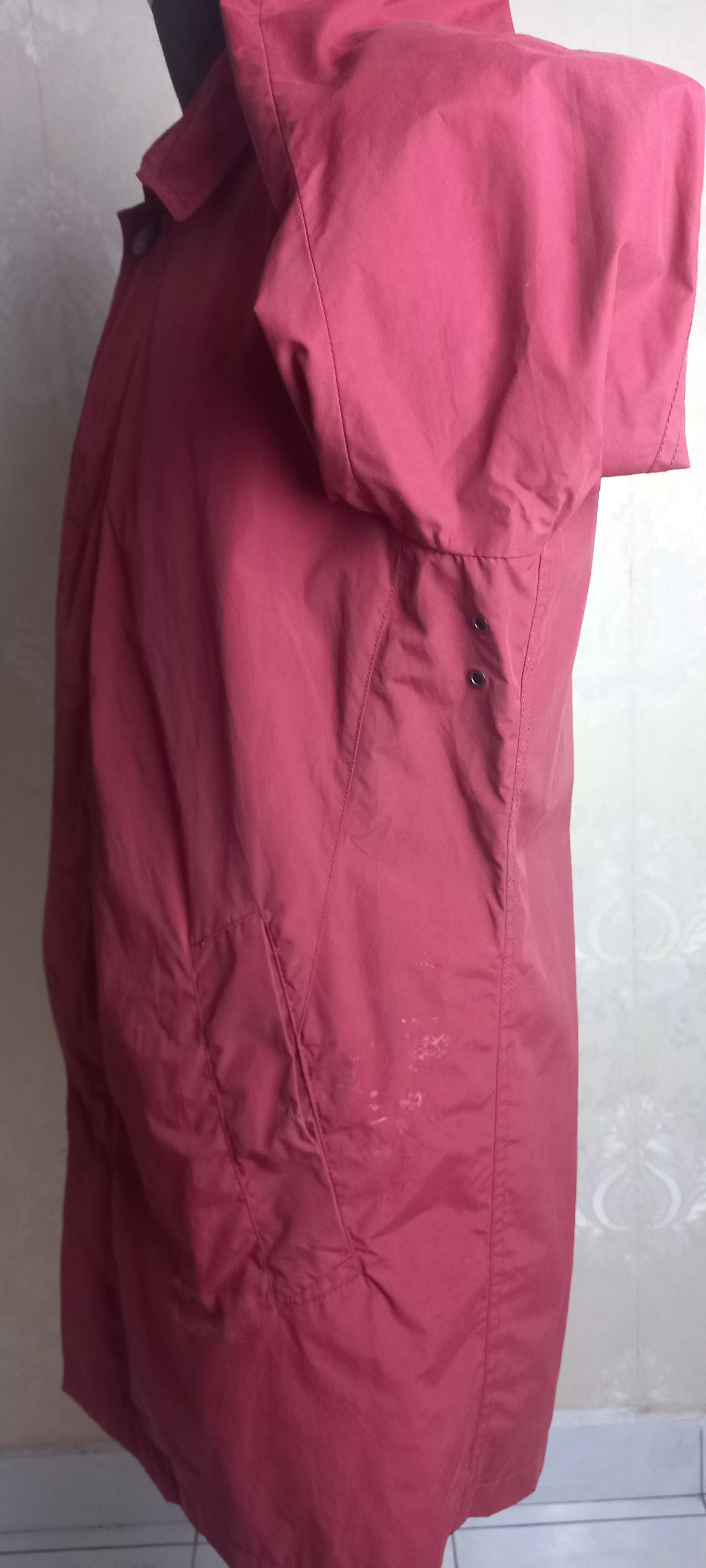 Eddie Bauer Leather Jackets Eddie Bauer fishtail buttondown lightjacket Red