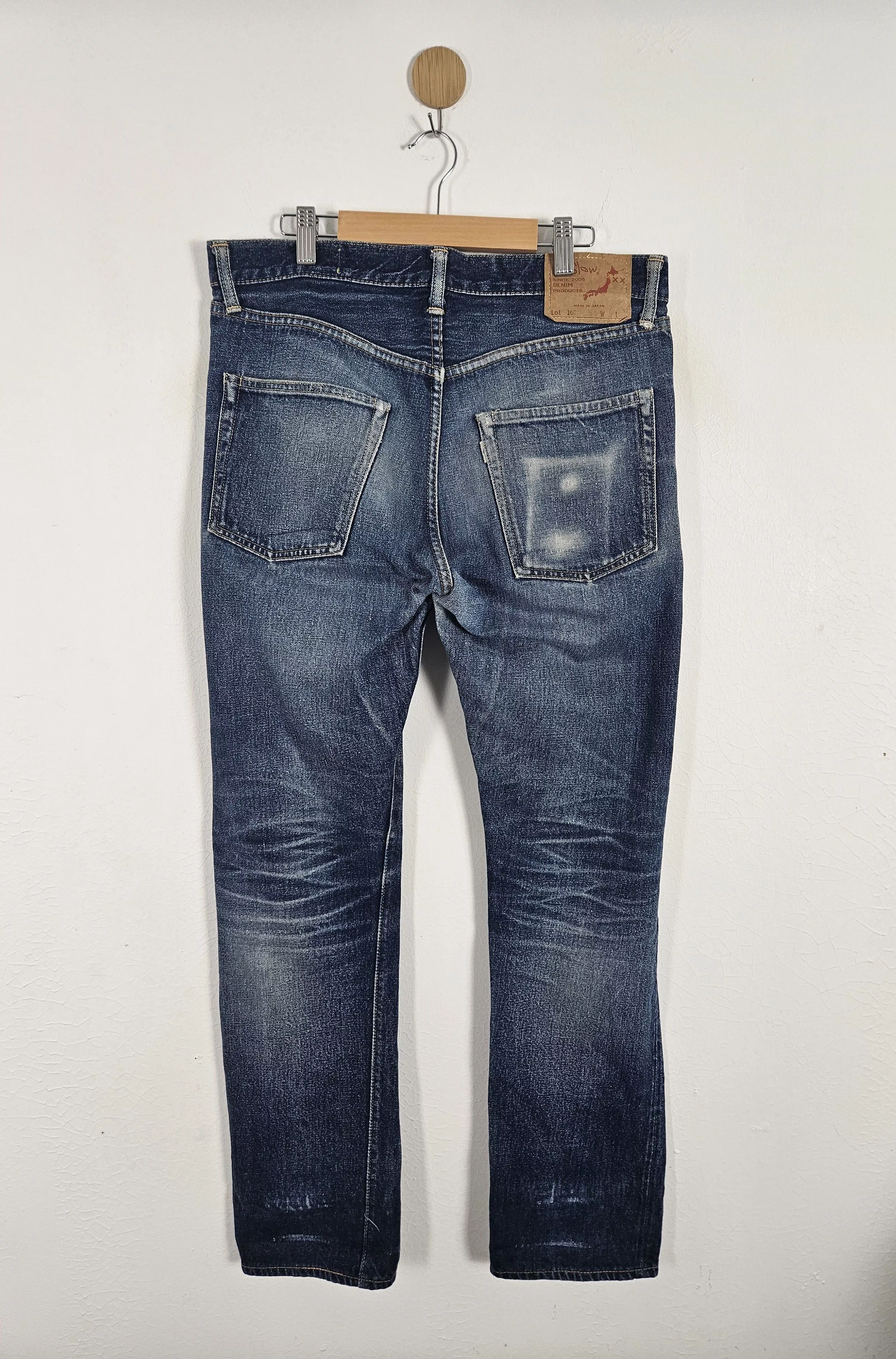 Orslow Denim Orslow 107 Denim Selvedge distress Jeans Blue