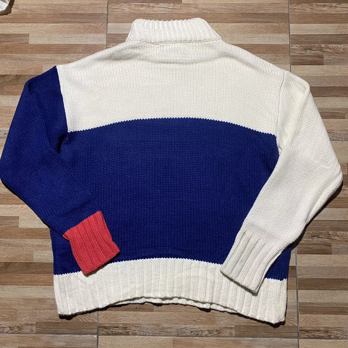 Ader Error Sweaters Knitwear ADER ERROR Knitwear A Logo Oversized Knitted Turtleneck White Vintage