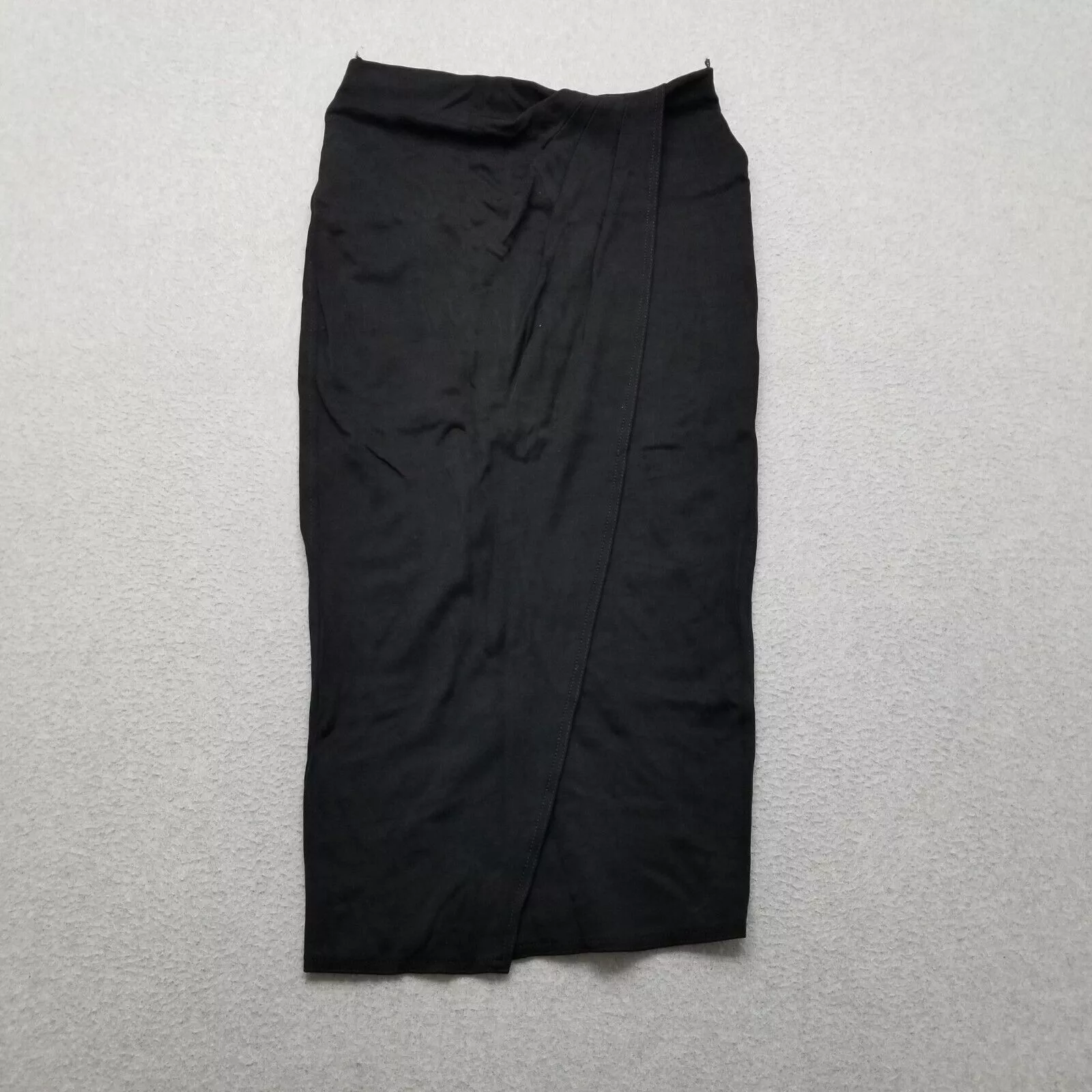 Other Maxi Skirts Other Tadashi Skirt Womens Small Rayon Blend Vintage Made In USA Black