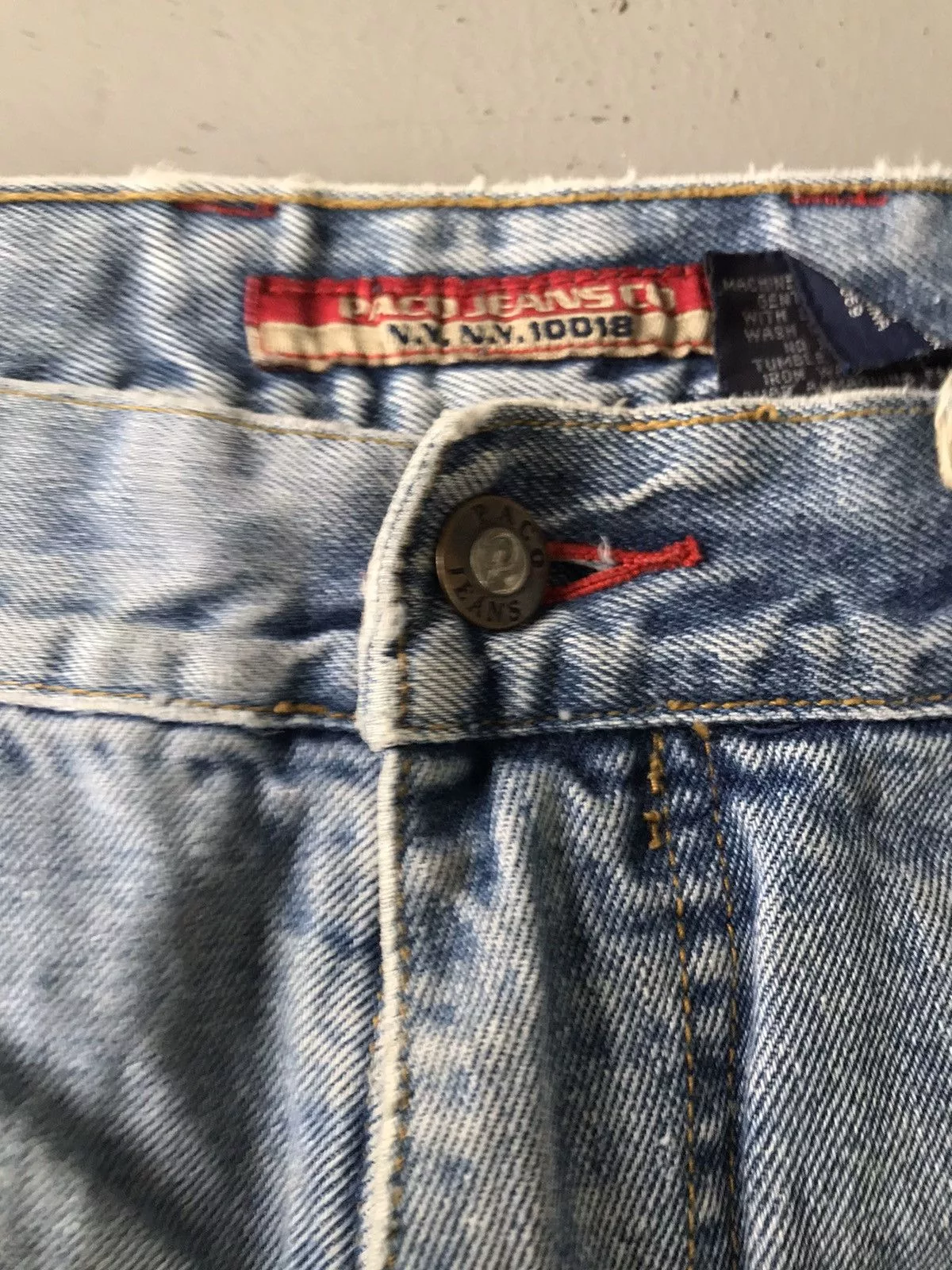 Vintage Shorts Vintage PACO DENIM JORTS Blue