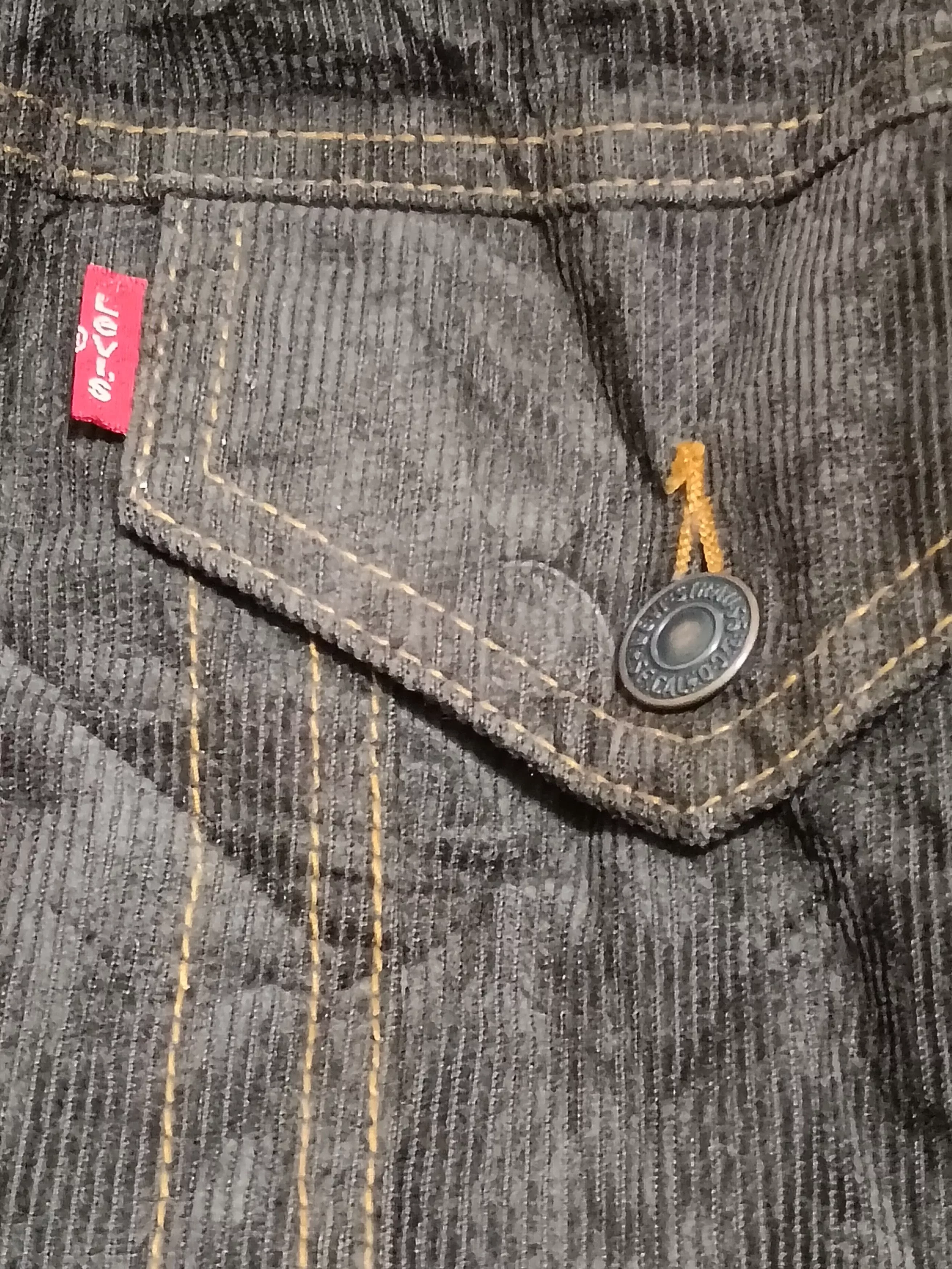 Levi's Denim Jackets Levi's LEVIS CORDUROY LIGHT PUFFER JACKET Brown Gorpcore
