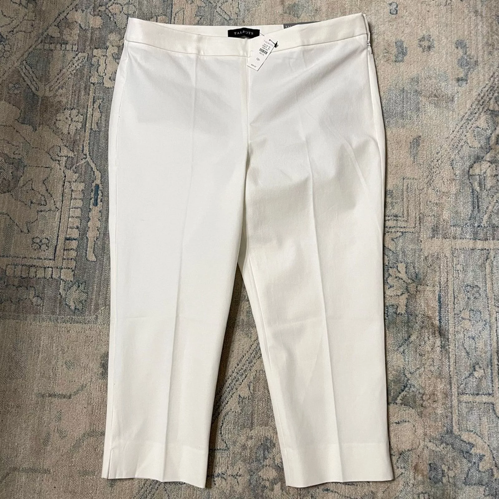 Other Pants Other TALBOTS CHATHAM CROP PANTS WHITE Size 12P