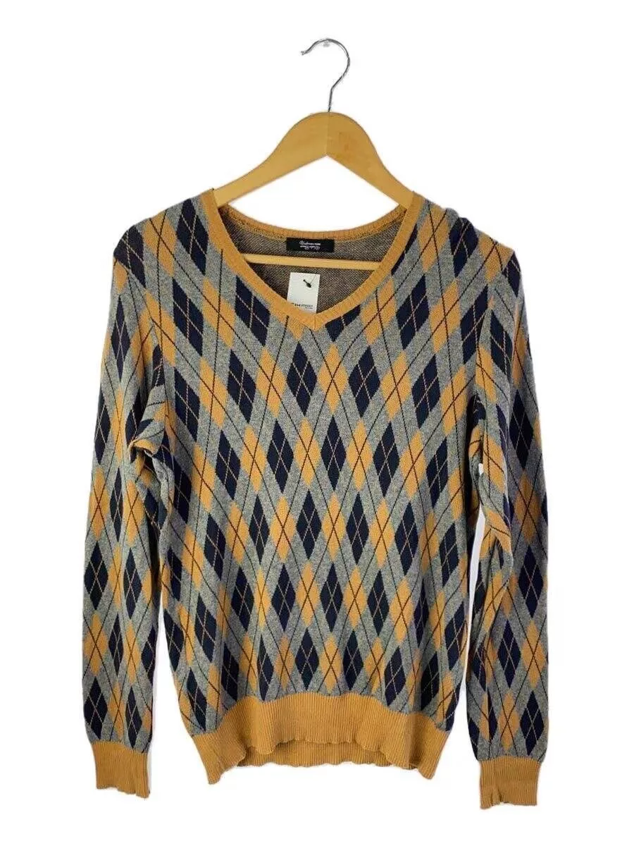 Undercover Sweaters Knitwear Undercover Argyle Knit Sweater Brown