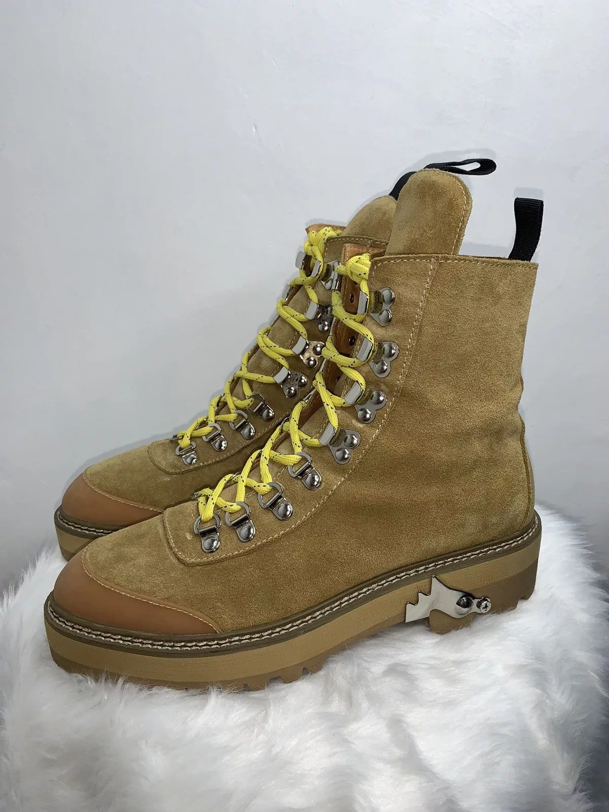 Off-White Boots Off-White Off white Virgil Abloh Boots Brown