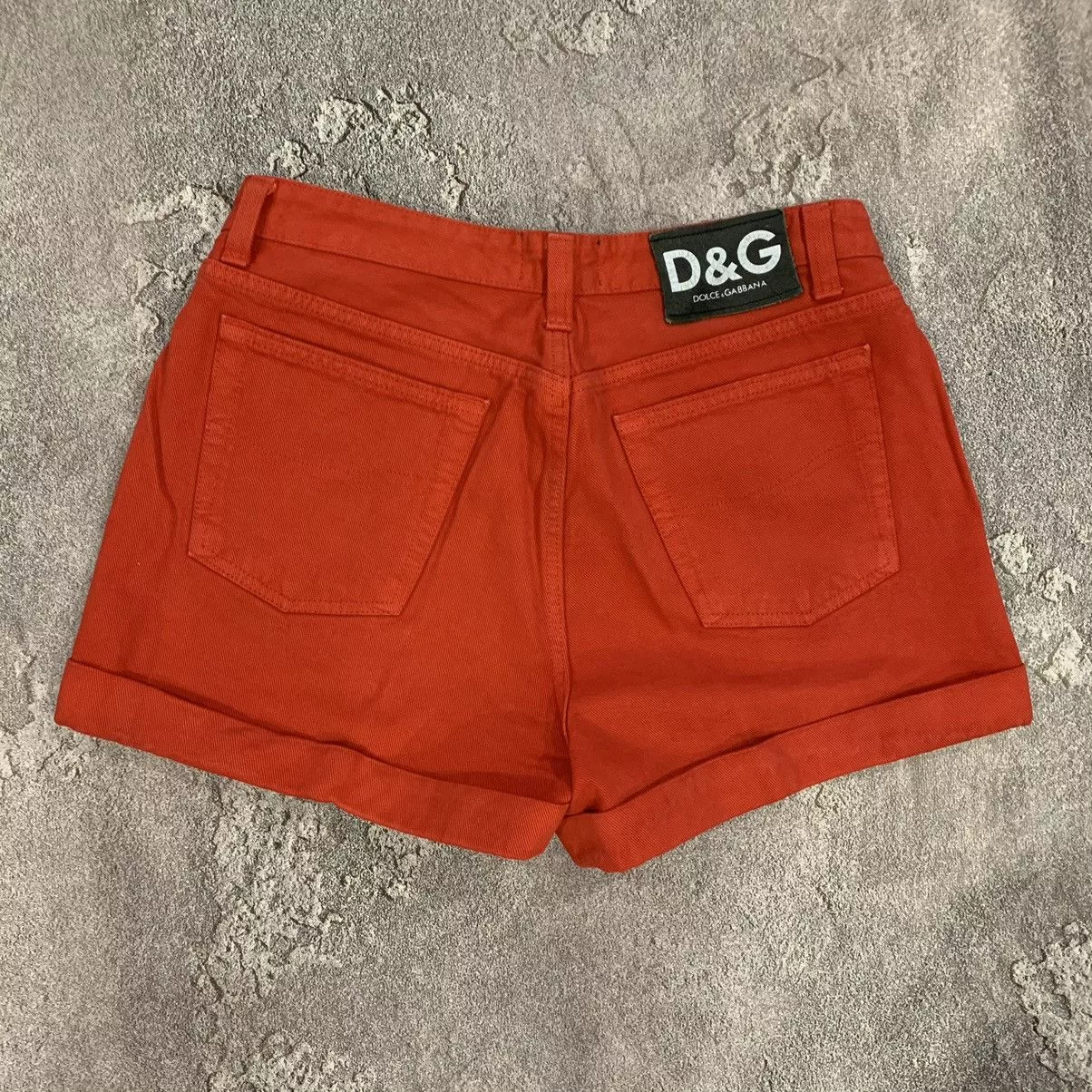 Dolce & Gabbana Shorts Dolce & Gabbana × Vintage Dolce & Gabbana Women’s Vintage Red Shorts Luxury