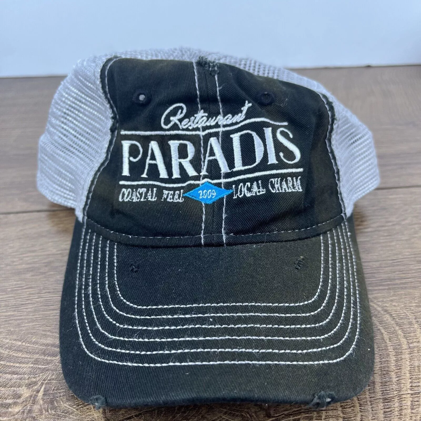 Other Hats Other Paradis Hat Restaurant Costal Hat Adjustable Hat Black Hat A