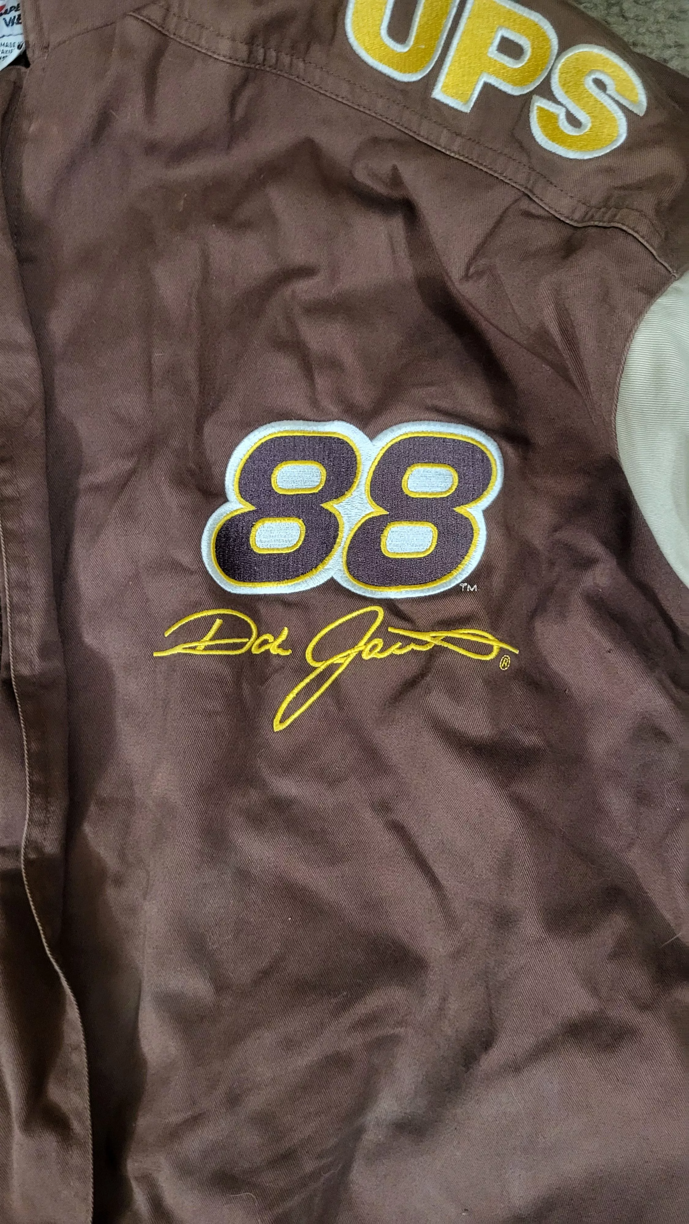 NASCAR Light Jackets NASCAR Jacket Dale Jarrett Brown
