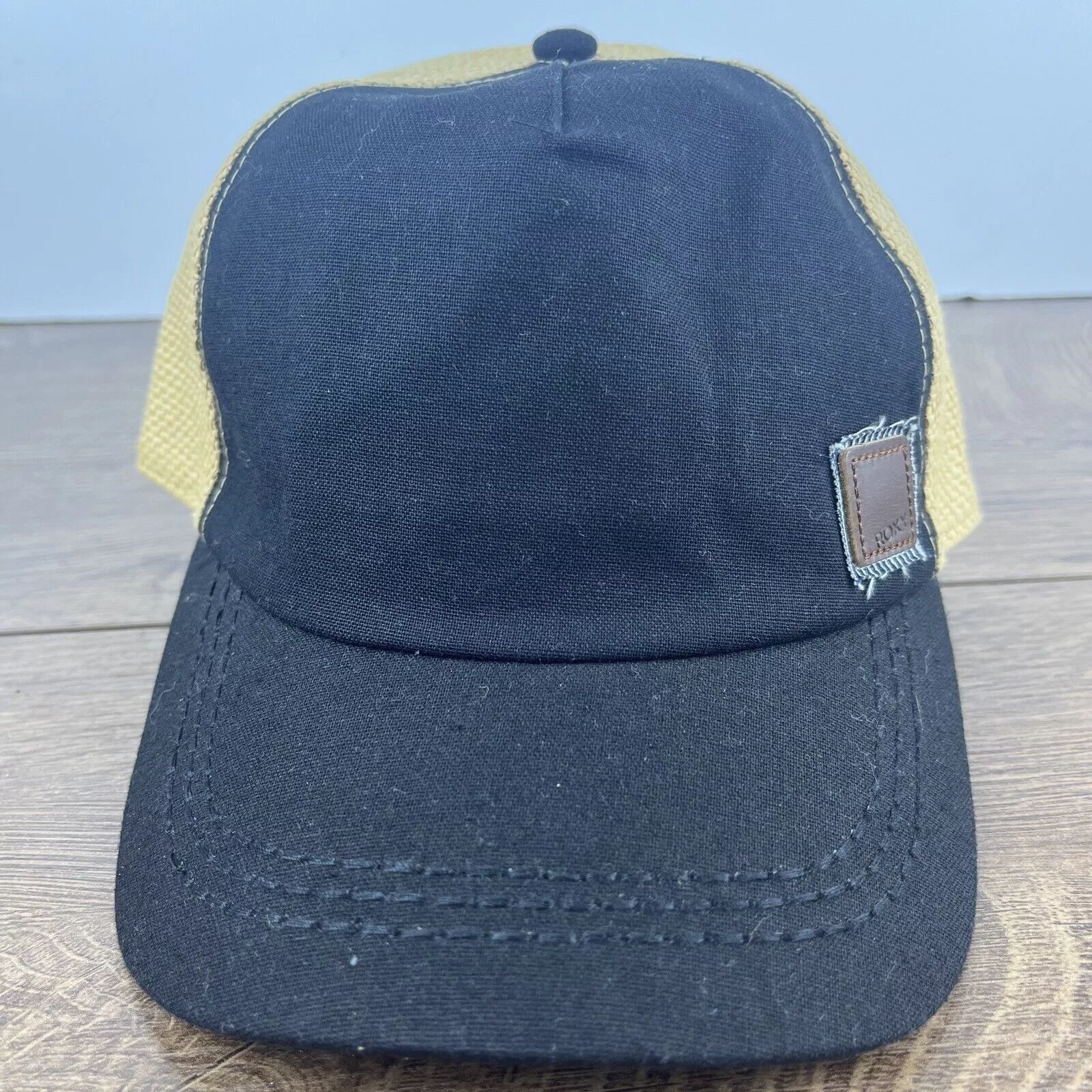 Other Hats Other Roxy Black Hat Adjustable Adult Size Black Hat Cap