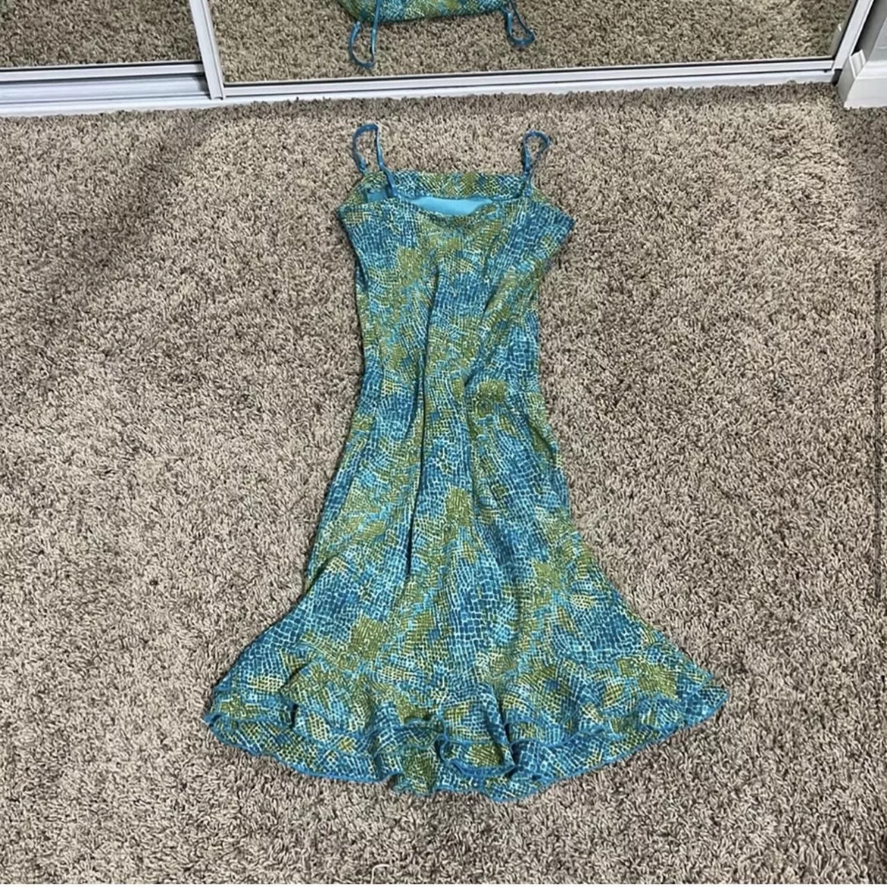 Vintage Midi Dresses Vintage Dress Blue