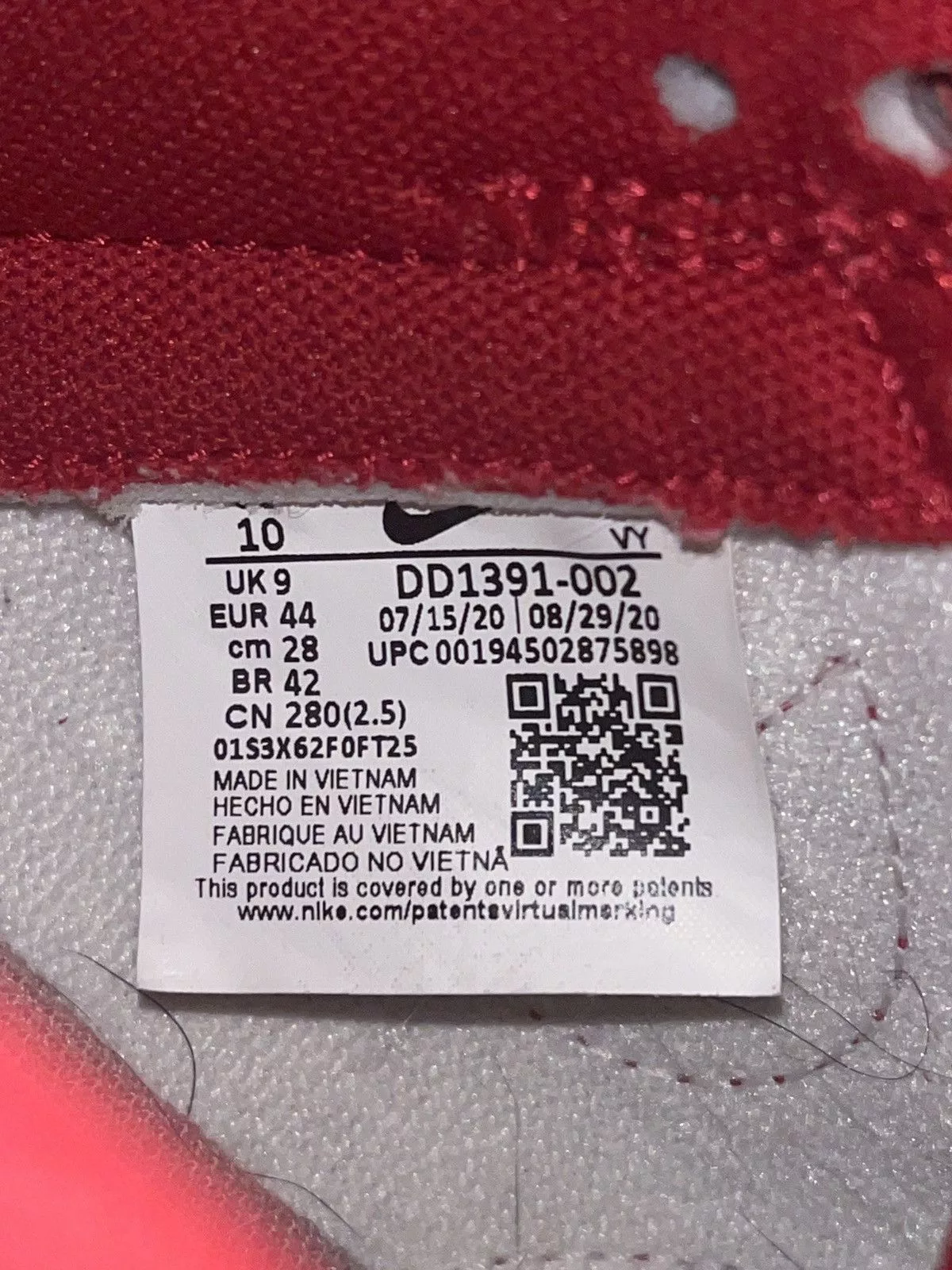 Nike Low Top Sneakers Nike dunk low ‘UNLV’ 2021 Red
