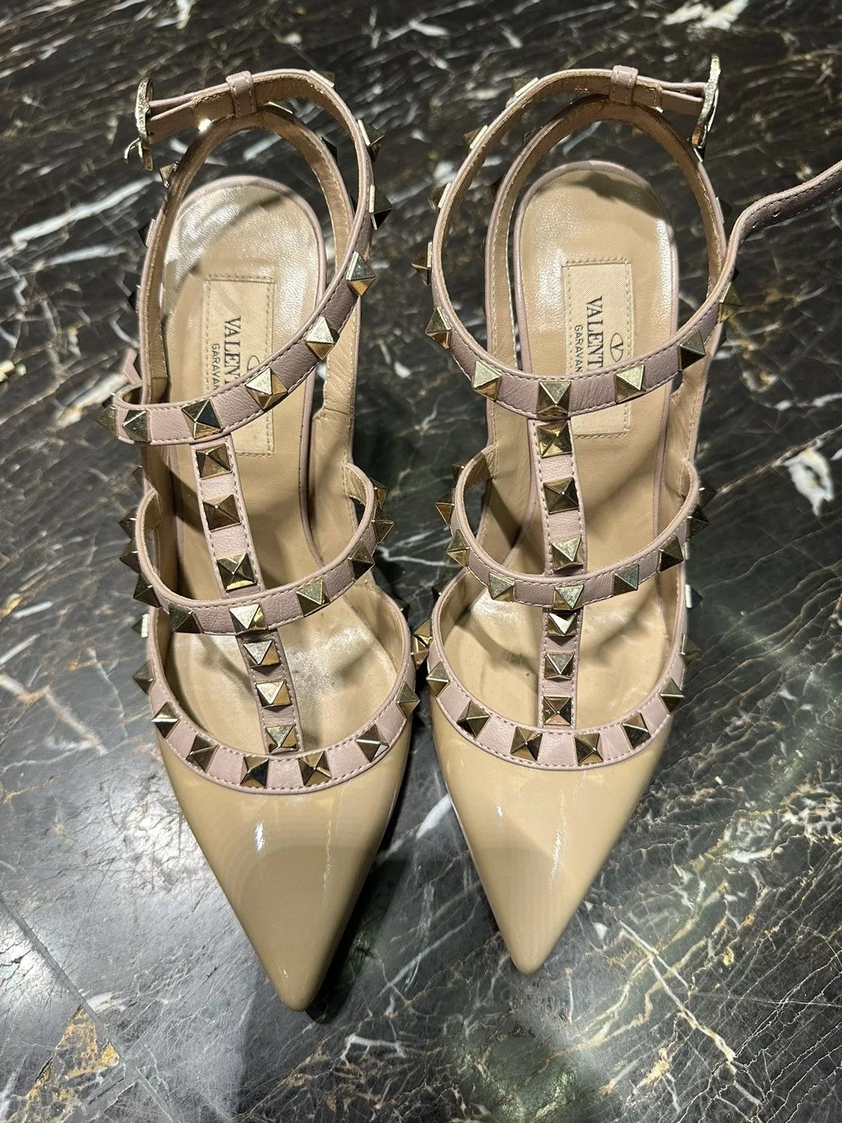 Valentino Heels Valentino studs heel Beige