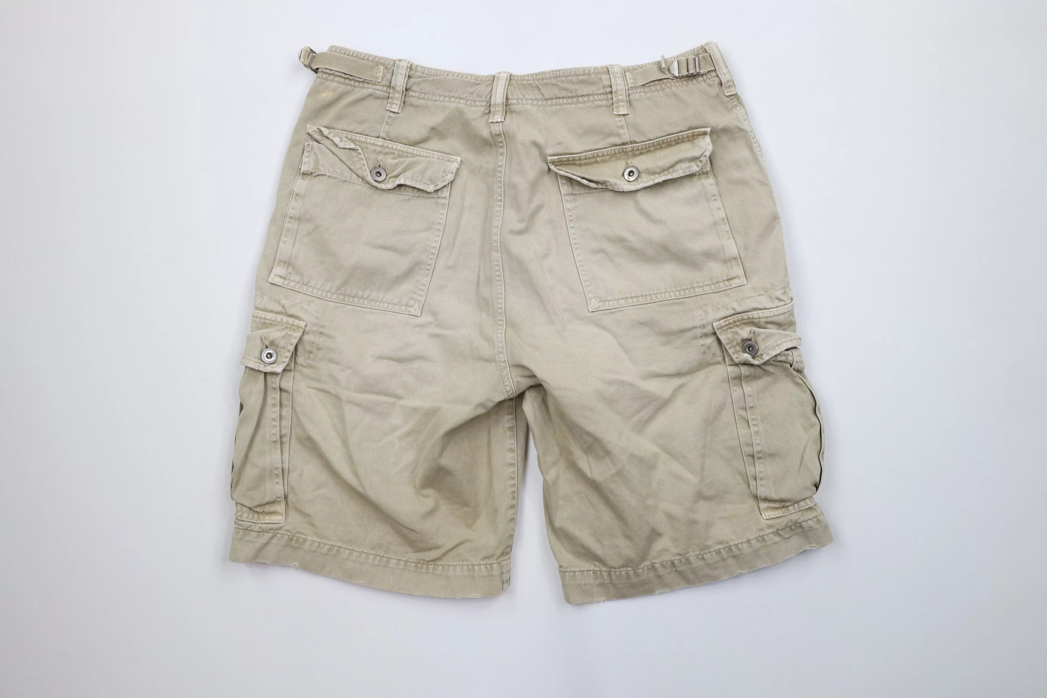 American Eagle Outfitters Shorts American Eagle Outfitters × Vintage Vintage American Eagle Outfitters Surplus Cargo Shorts Beige