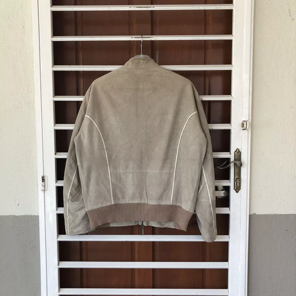 Armani Bombers Velvet Armani jacket White