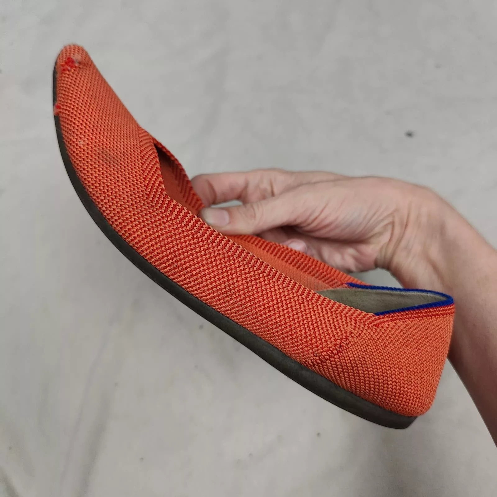 Other Flats Other Rothy's The Point Flats Womens 6 Persimmon Orange