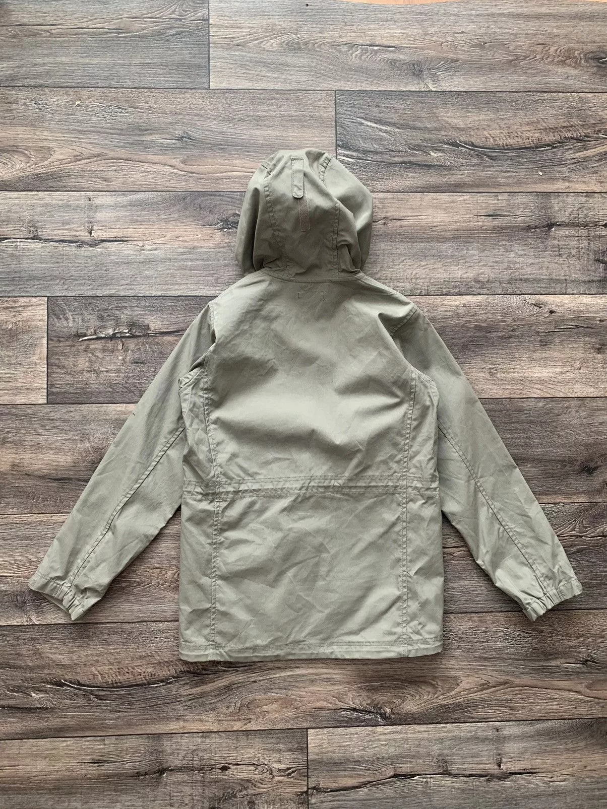 Jil Sander Light Jackets Jil Sander × Uniqlo Jil Sanser & Uniqlo +J Beige Men’s Cotton Hooded Jacket