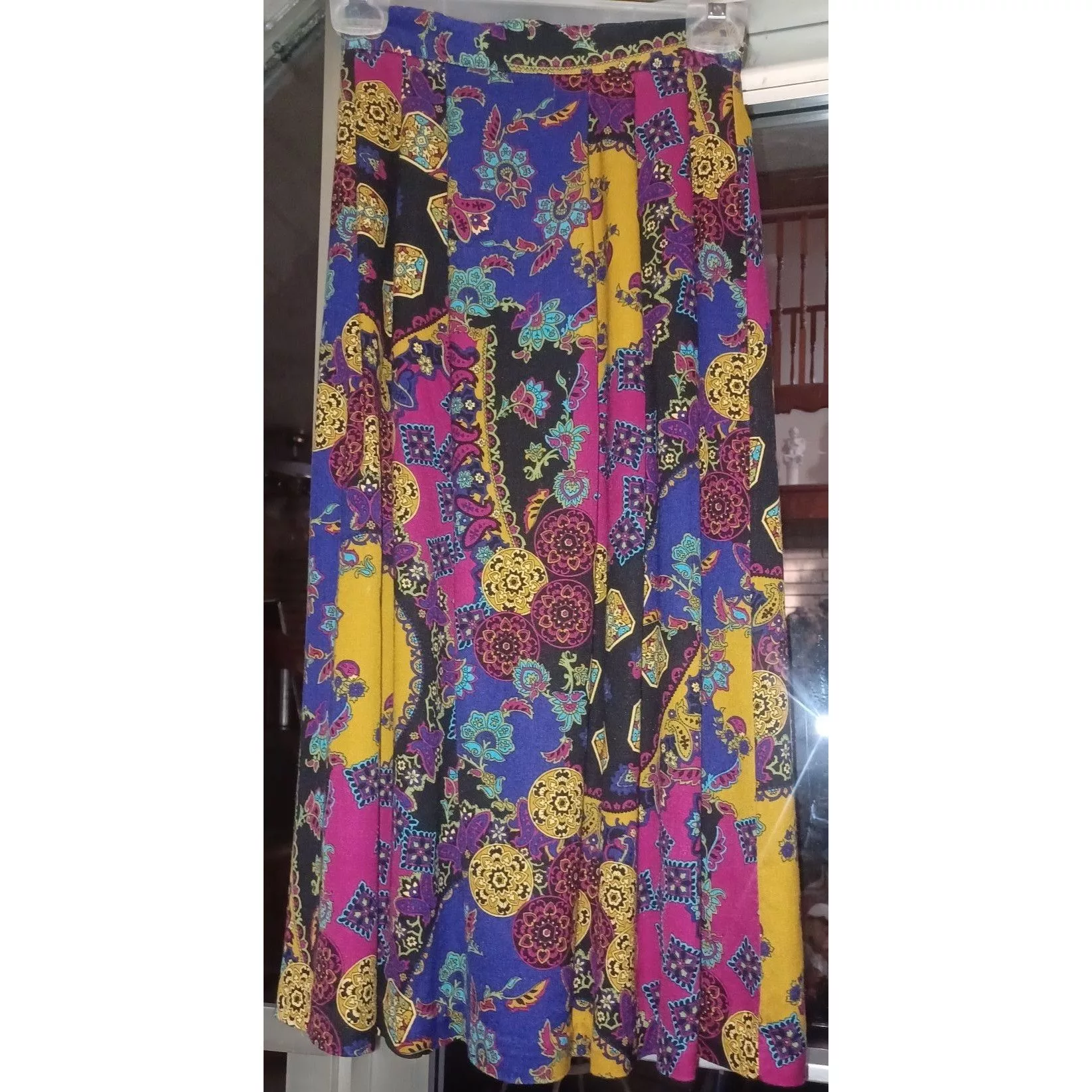 Other Midi Skirts Other Norton McNaughton Petites Women's Skirt SZ 4 Bright Multi-Co Streetwear