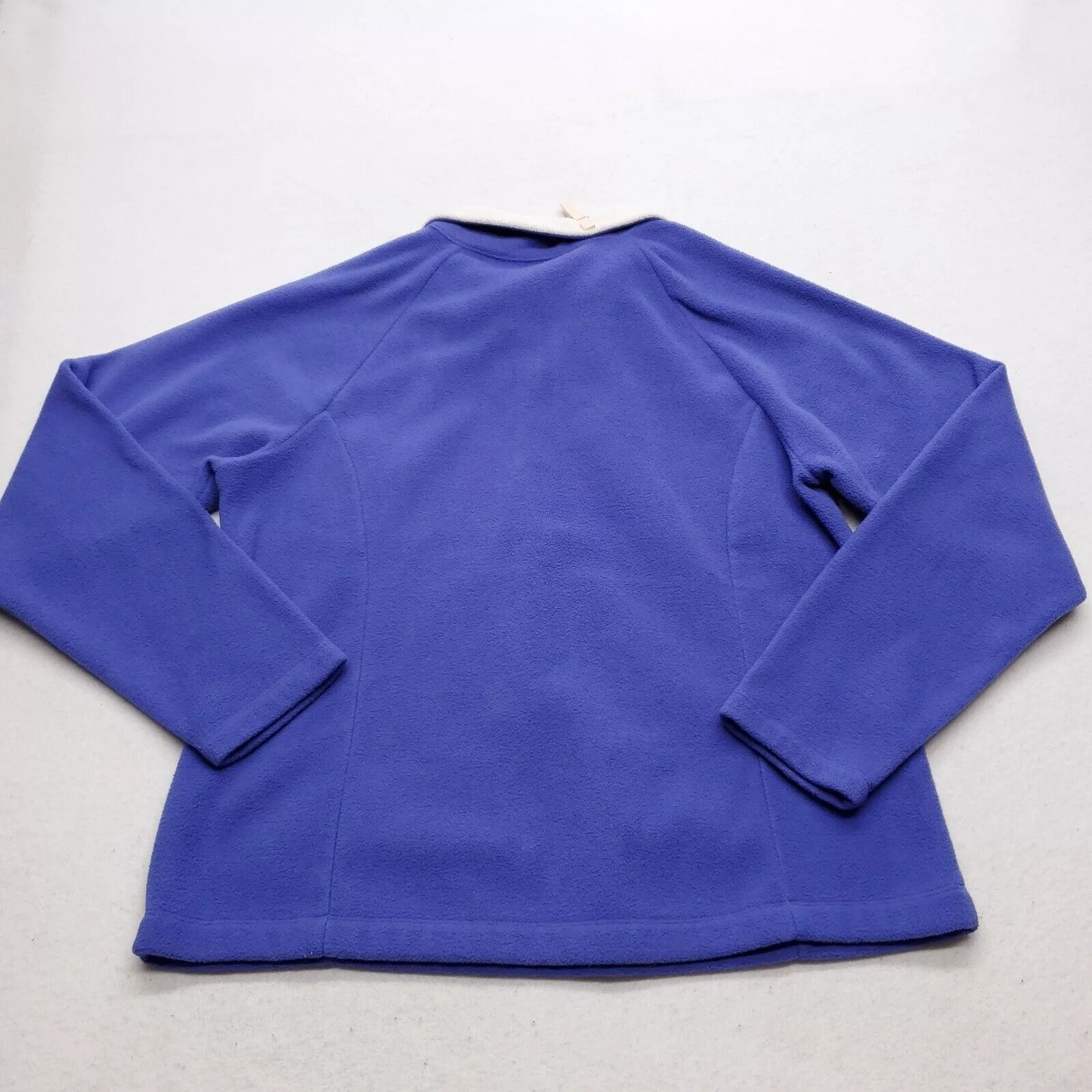 Izod Jackets IZOD Zip Up Pullover Jacket Womens Size Large L Purple White