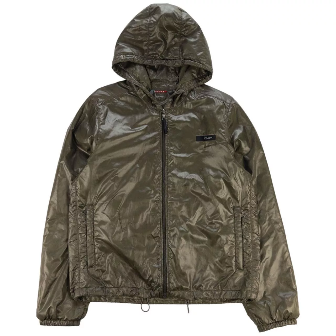 Prada Light Jackets Vintage Prada Zip Up Padded Jacket Size L Green
