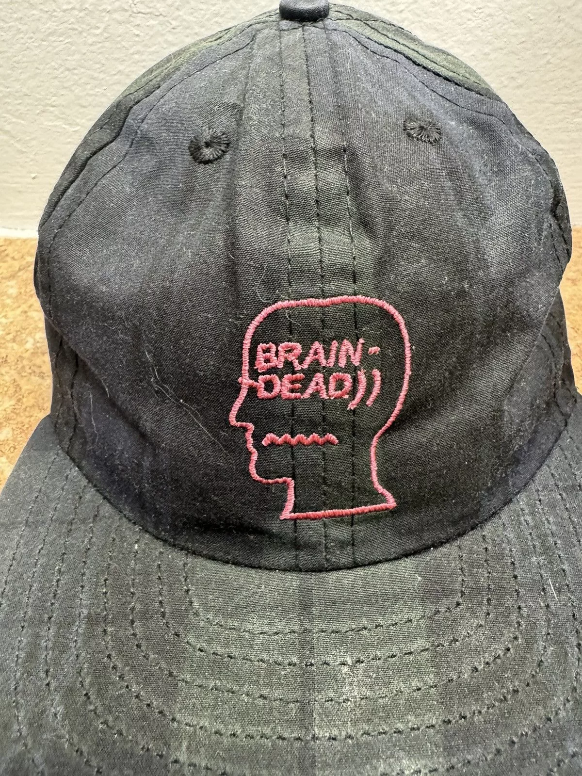 Brain Dead Hats Plaid Brain Dead hat Blue