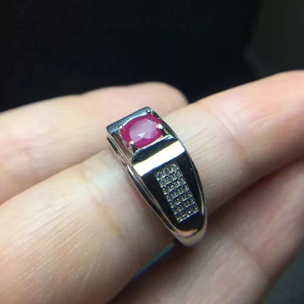 Jewelry Watches Jewelry Ruby Gemstone Ring Silver