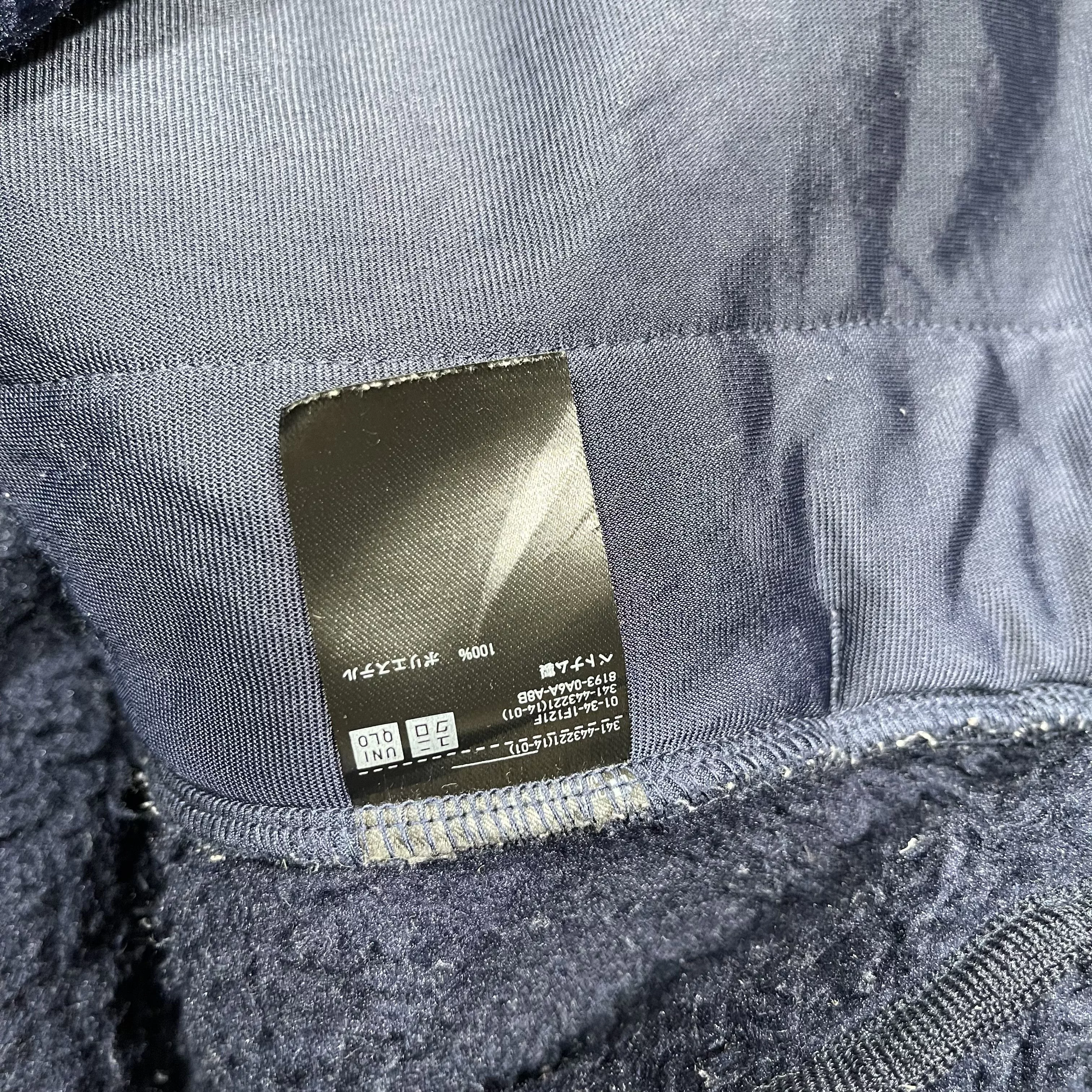 White Mountaineering Light Jackets White Mountaineering Sherpa Fleece Deep Pile Sweater Blue