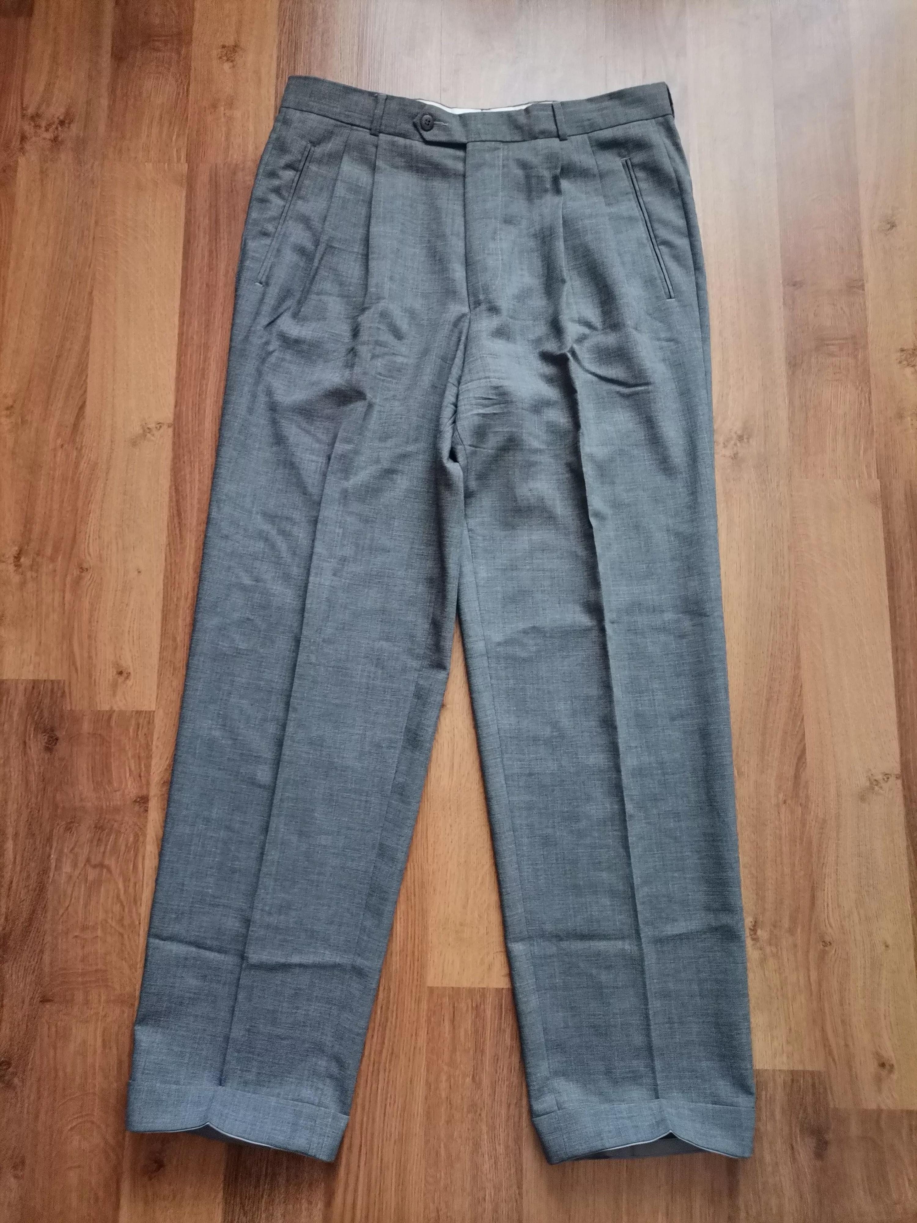 Hugo Boss Casual Pants Hugo Boss × Vintage Vintage Hugo Boss Pants Gray Luxury