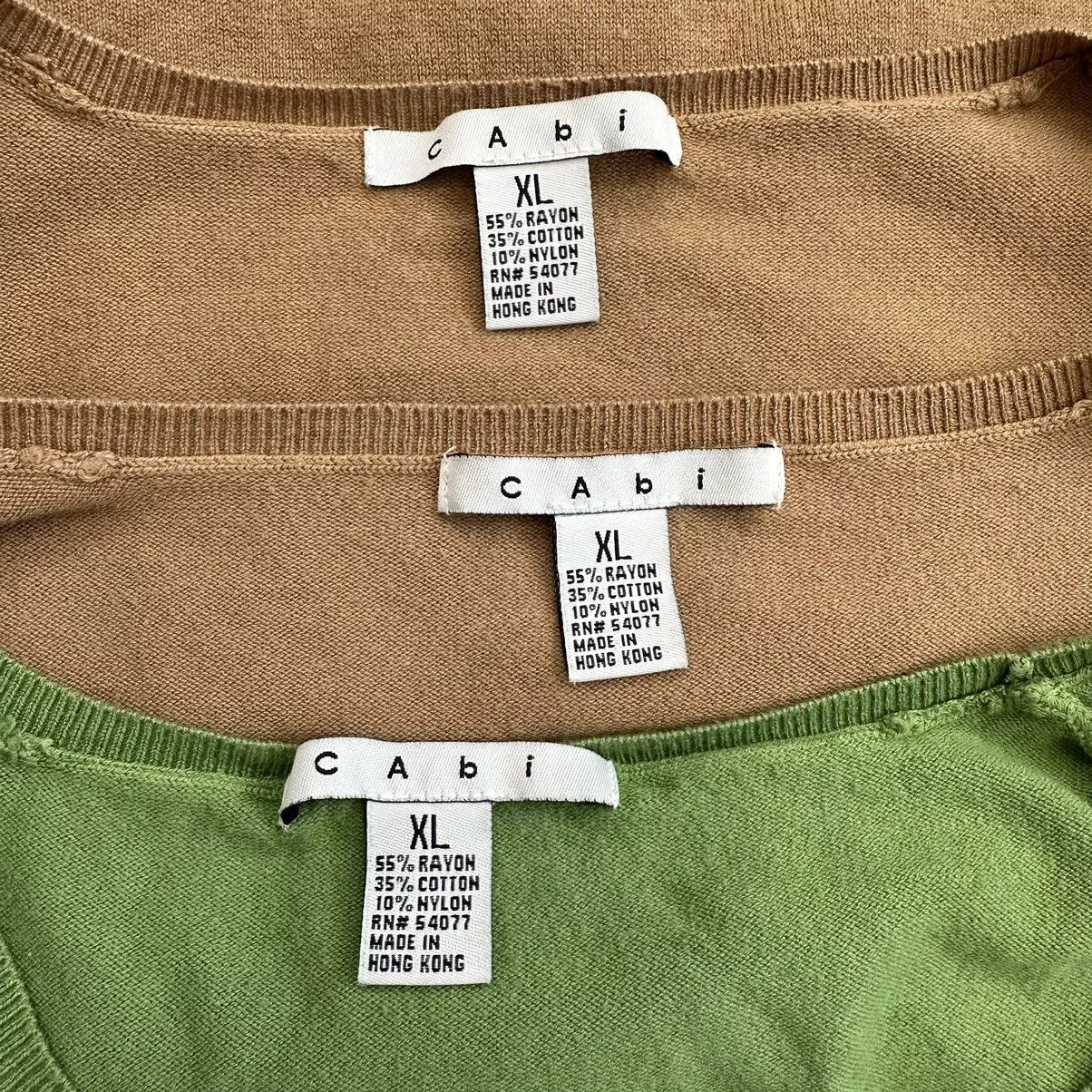 Other Tank Tops Other CAbi Bundle (3) Size XL Stretchy Tank Tops Multi