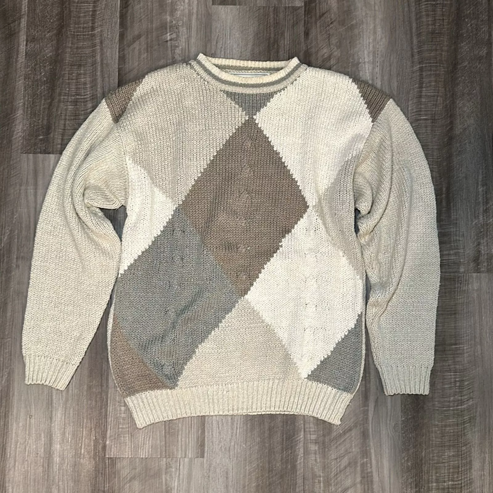 Method Sweaters Knitwear Method Vintage Silk Blend Sweater - Small White
