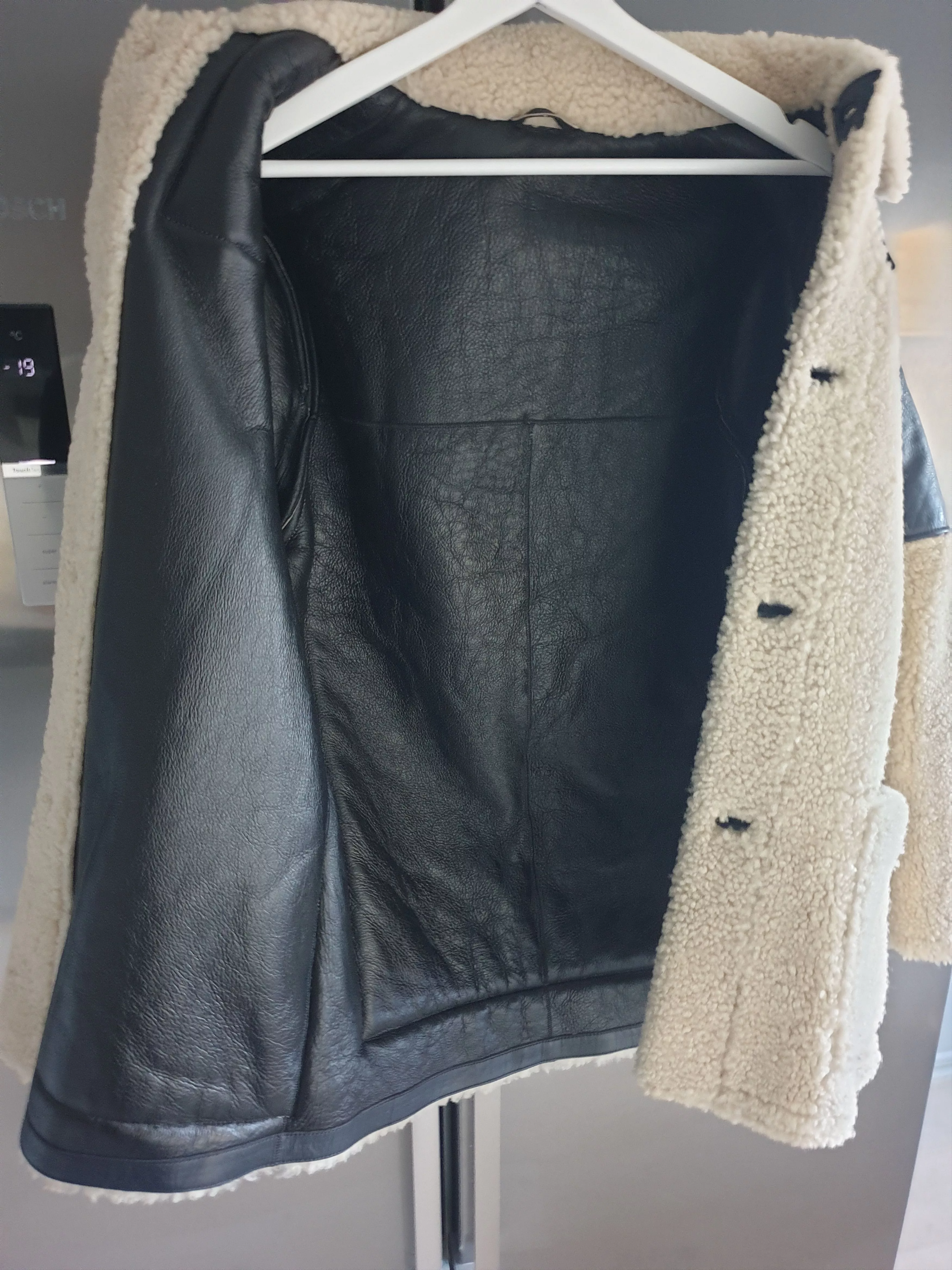 Acne Studios Heavy Coats Acne Studios Shearling AIden Size 50 Gray