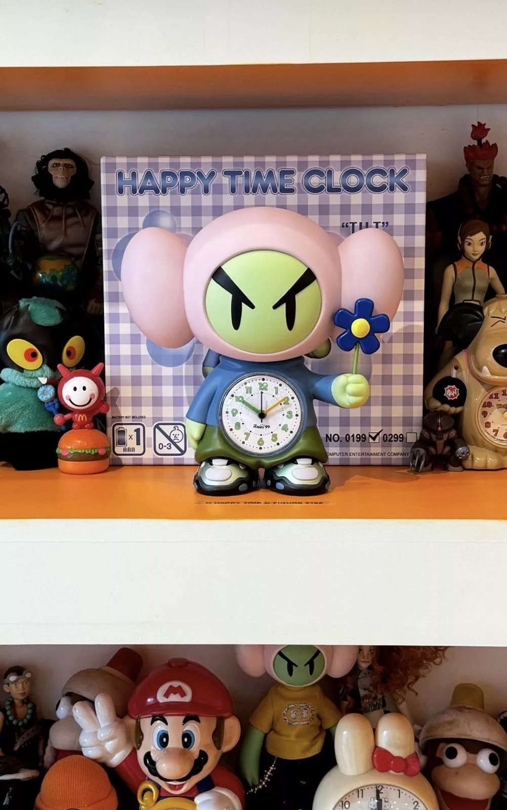 Happy99 Miscellaneous Happy99 HAPPYTIME VINYL FIGURE WITH WORKING CLOCK Multi